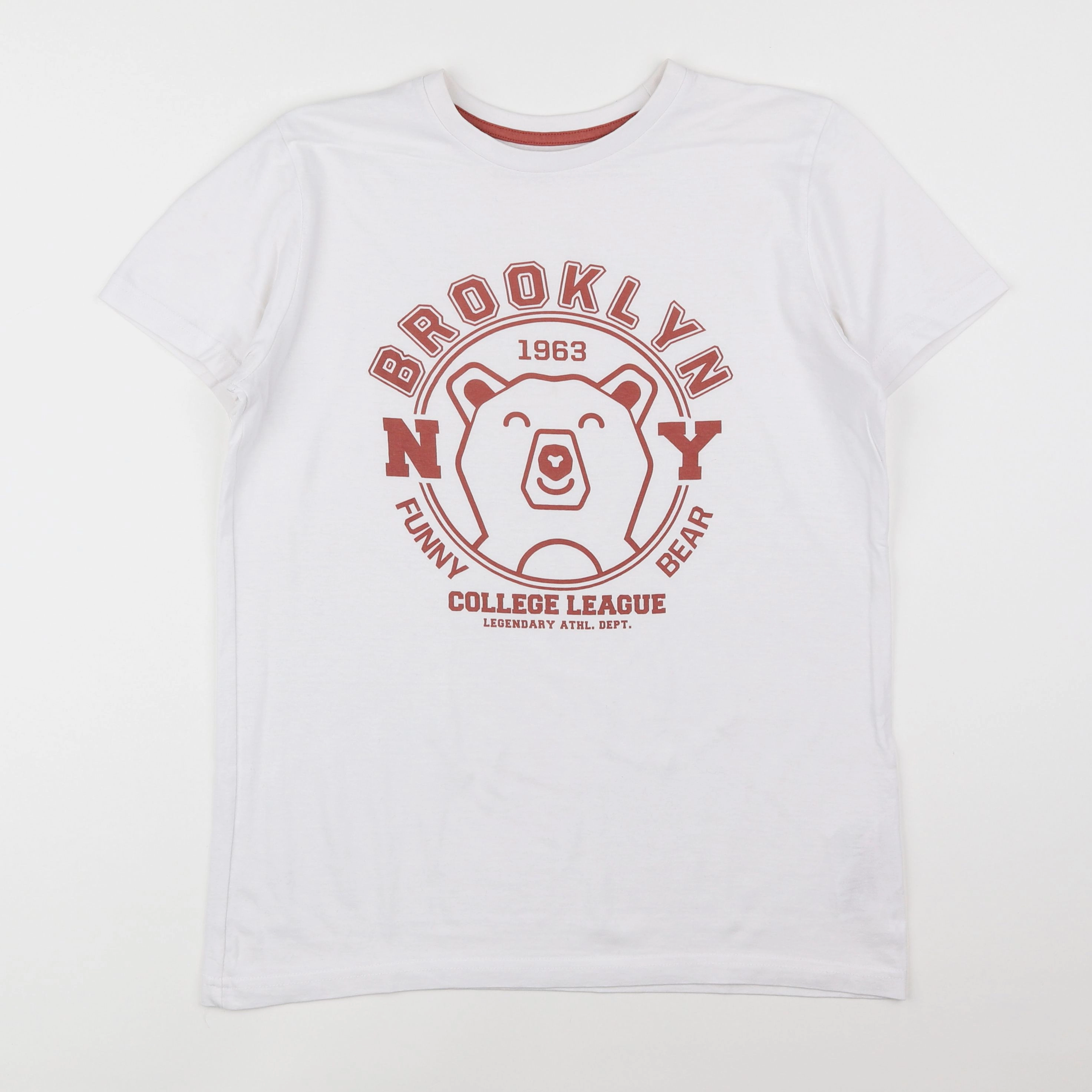 Vertbaudet - tee-shirt blanc - 14 ans