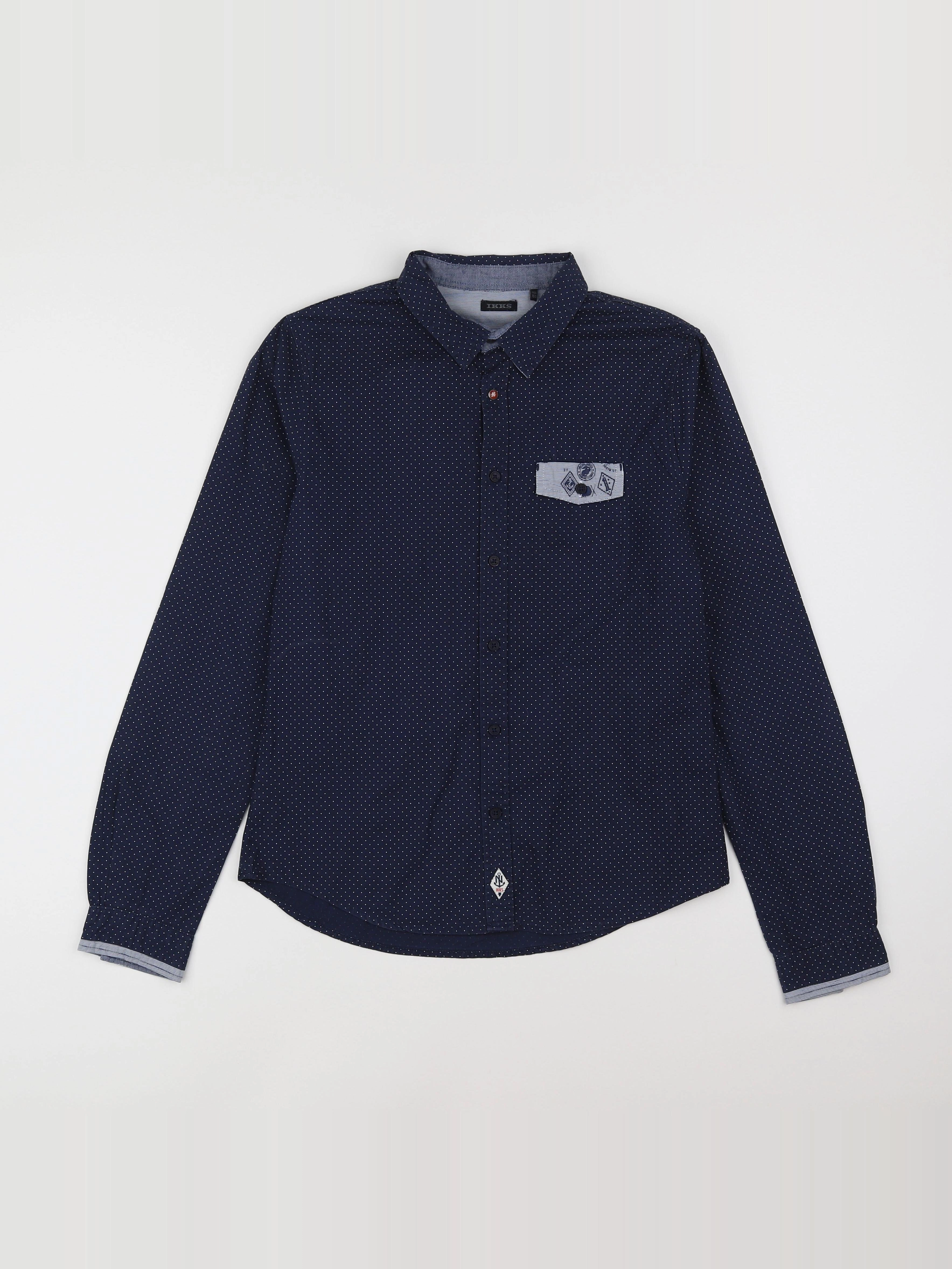 IKKS - chemise bleu - 14 ans
