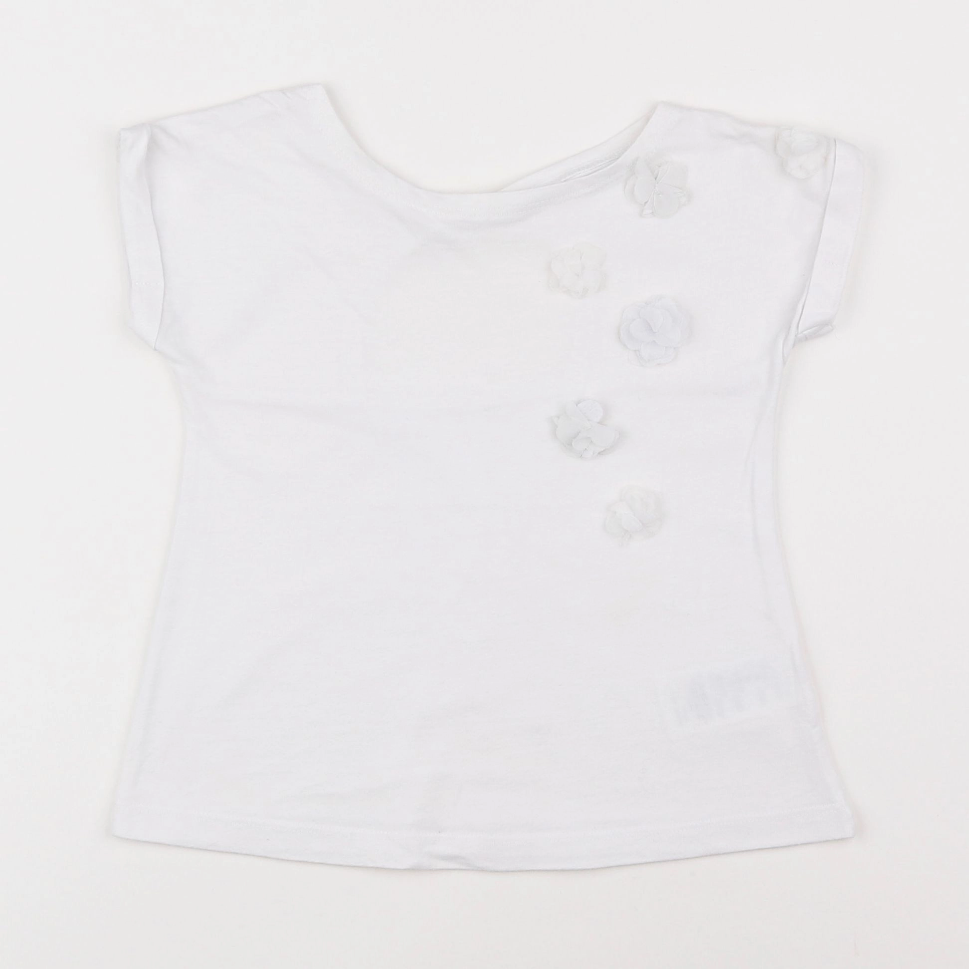 Vertbaudet - tee-shirt blanc - 5 ans