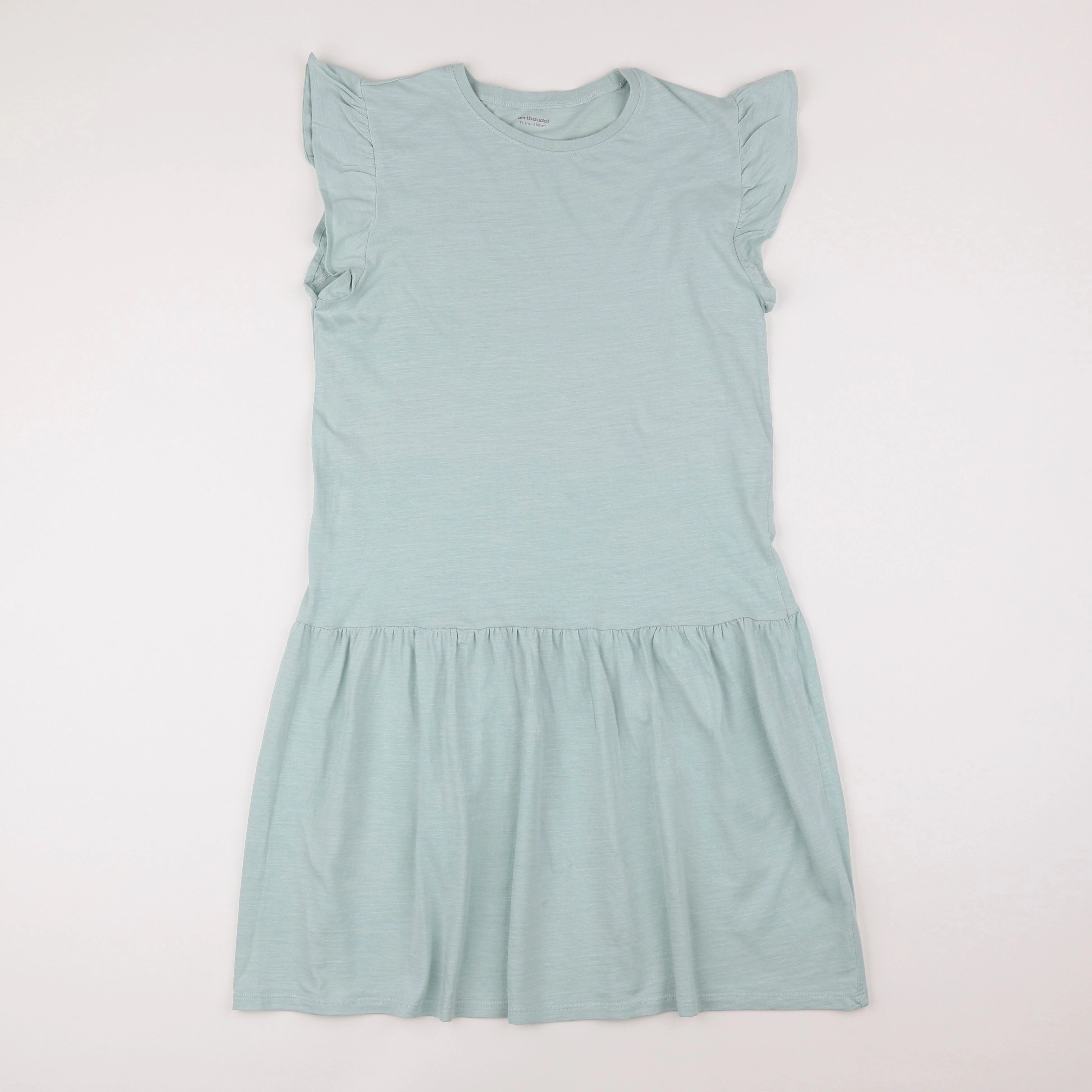 Vertbaudet - robe vert - 14 ans