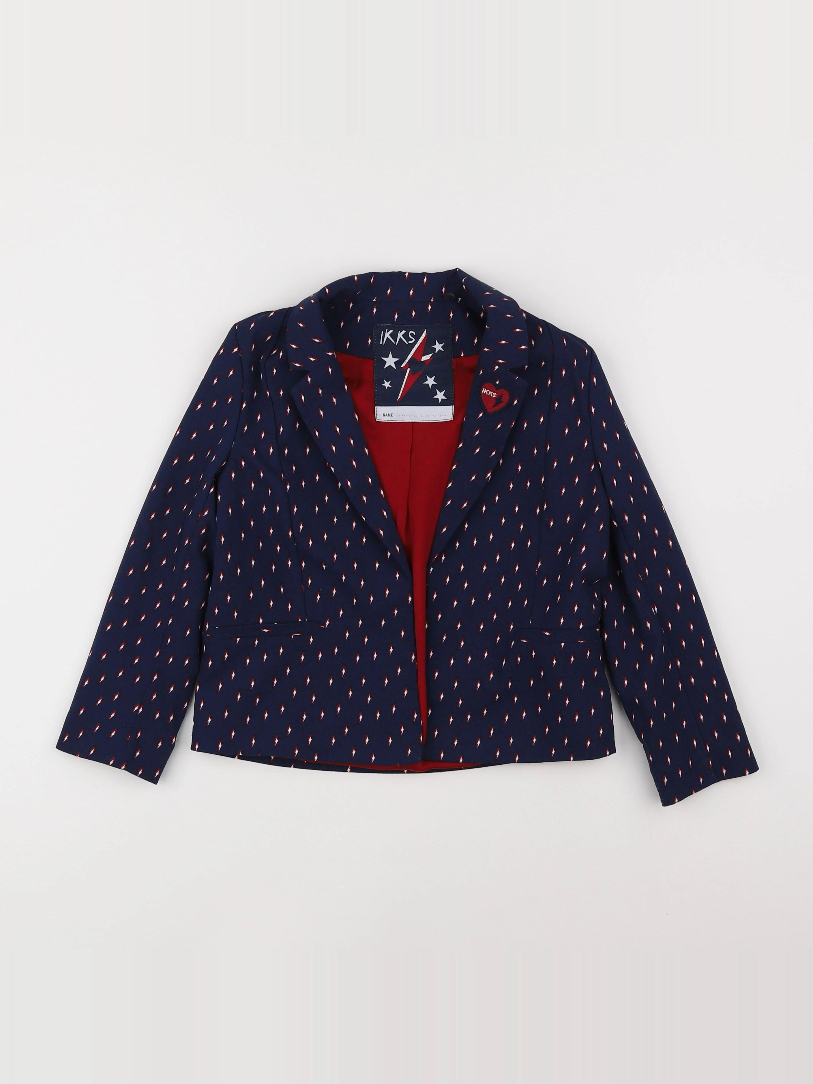 IKKS - veste bleu - 6 ans