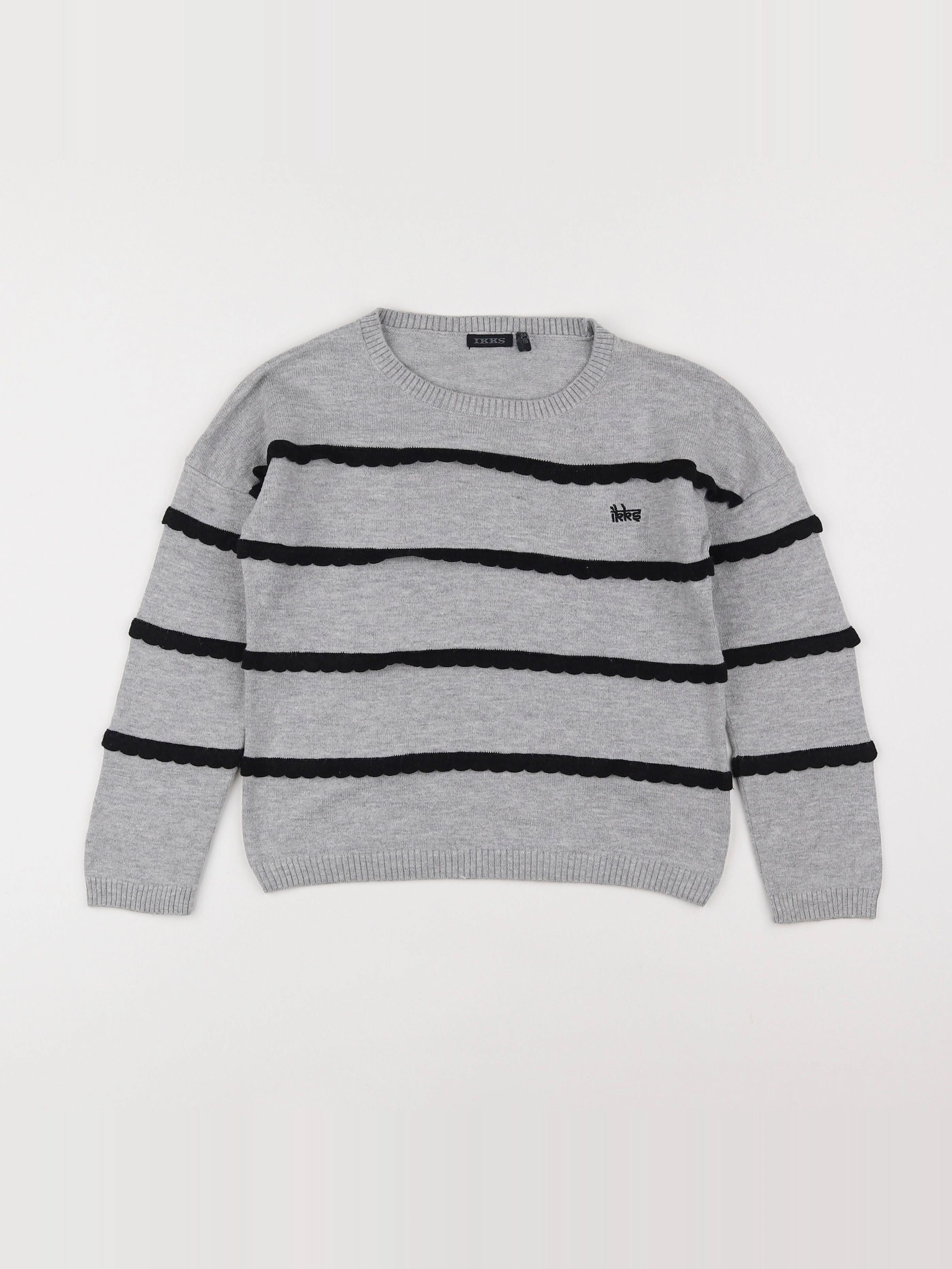 IKKS - pull gris - 6 ans
