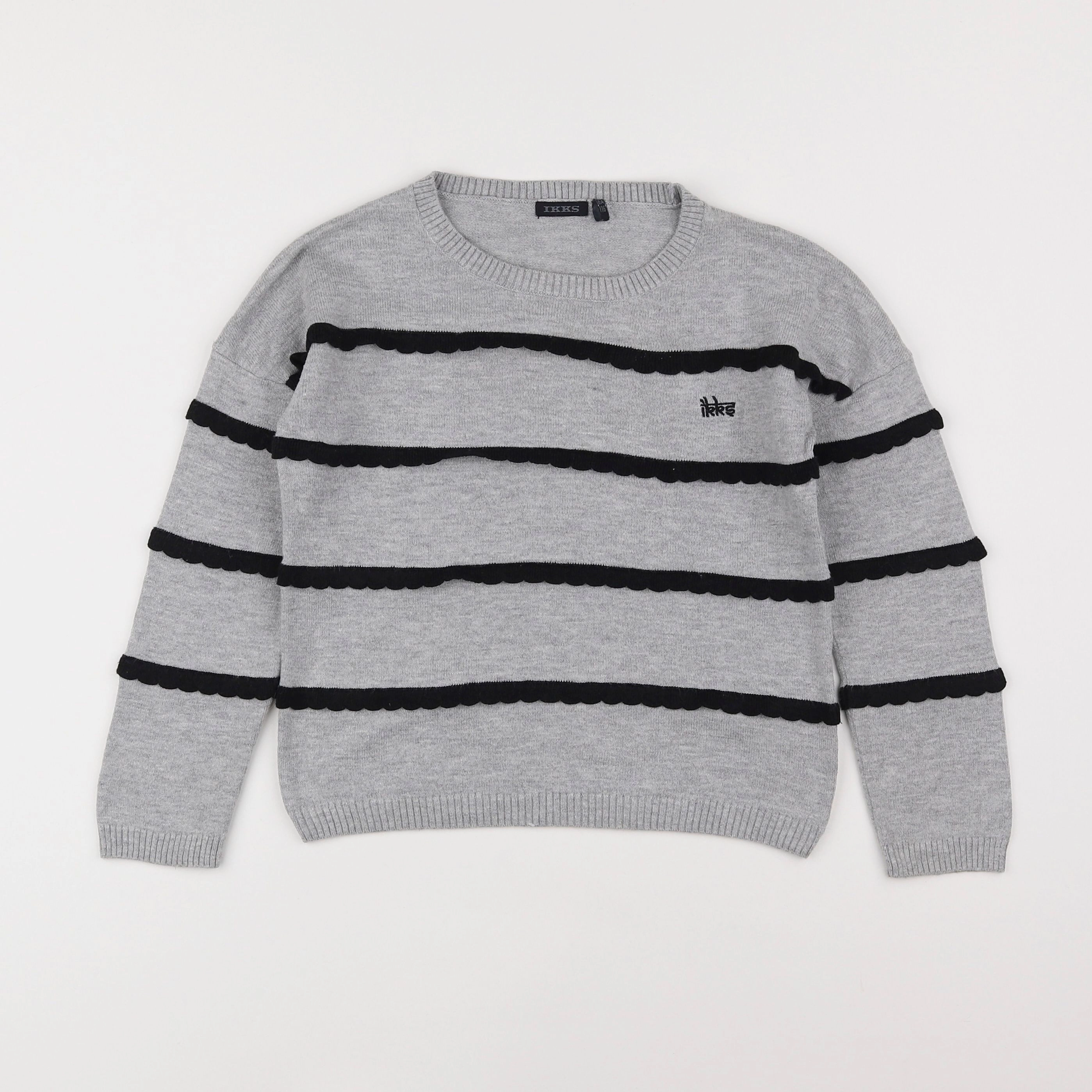 IKKS - pull gris - 6 ans