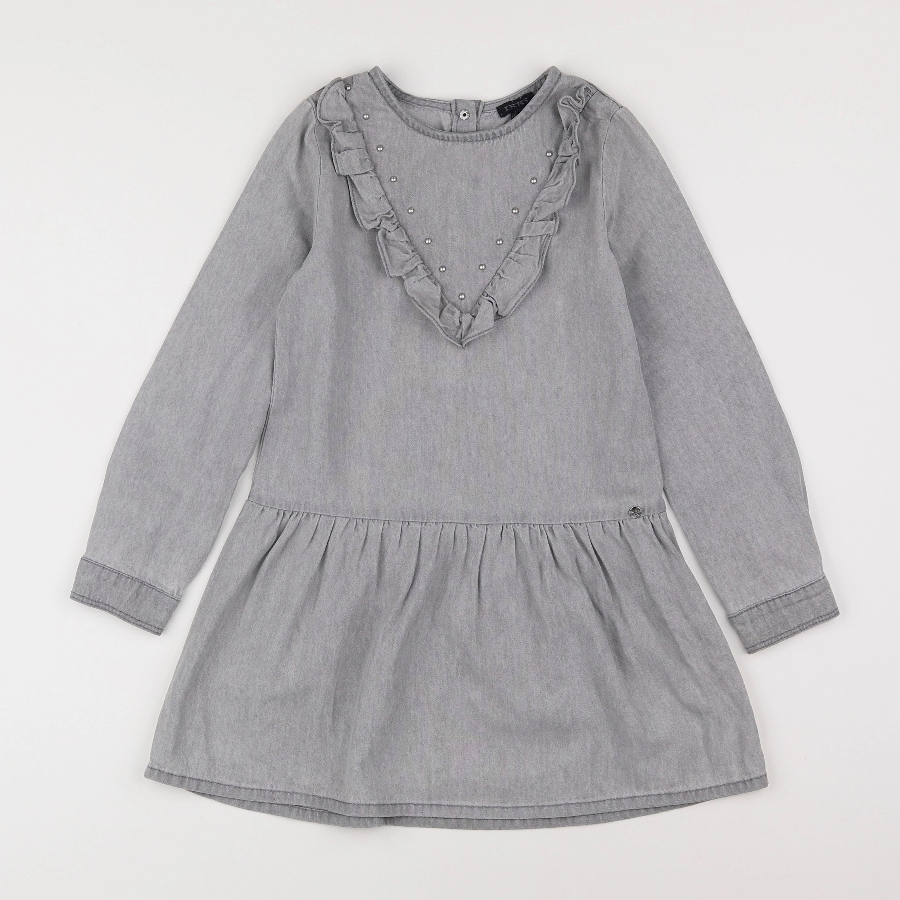 IKKS - robe gris - 6 ans