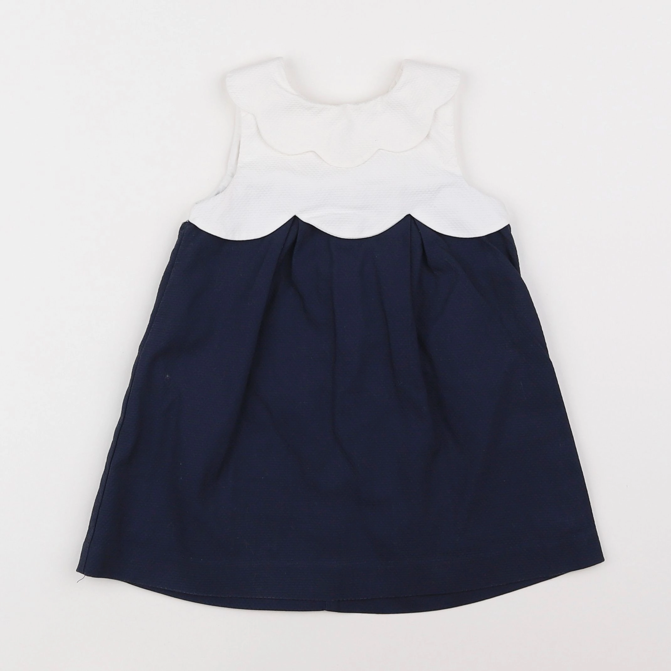 Jacadi - robe bleu, blanc - 18 mois