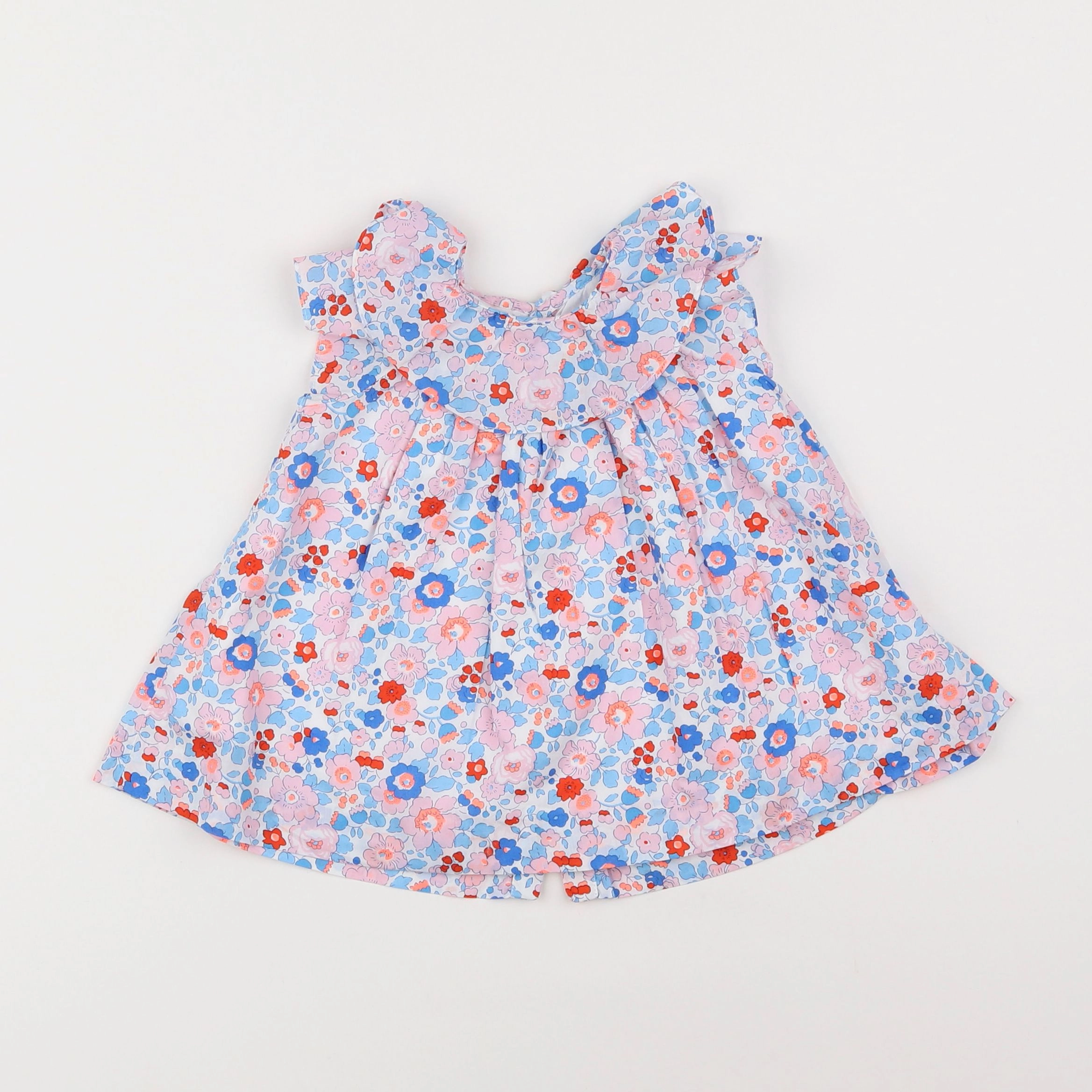 Jacadi - robe liberty multicolore - 6 mois