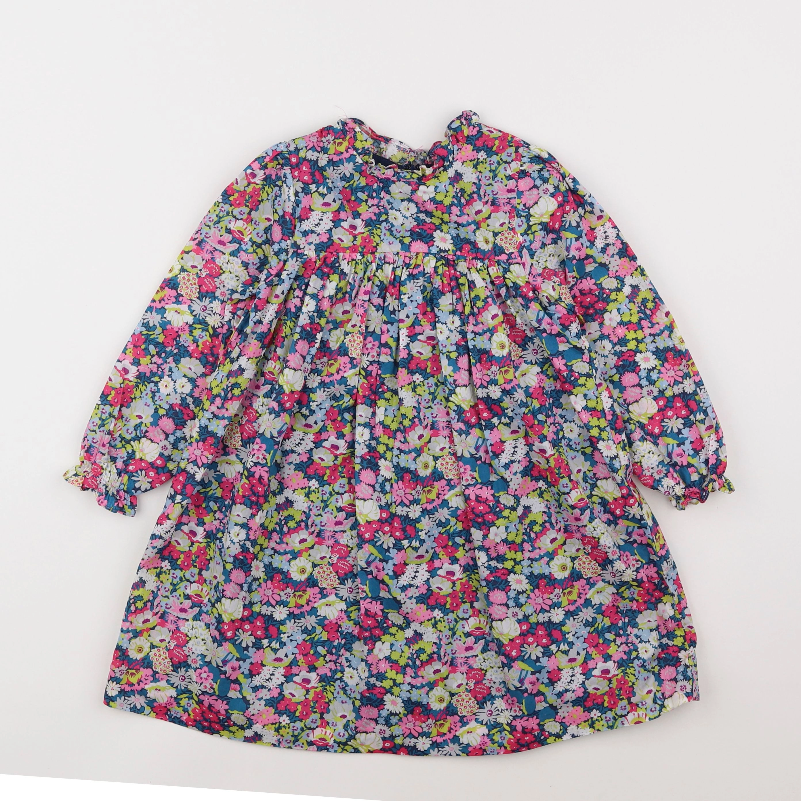 Jacadi - robe liberty multicolore - 4 ans