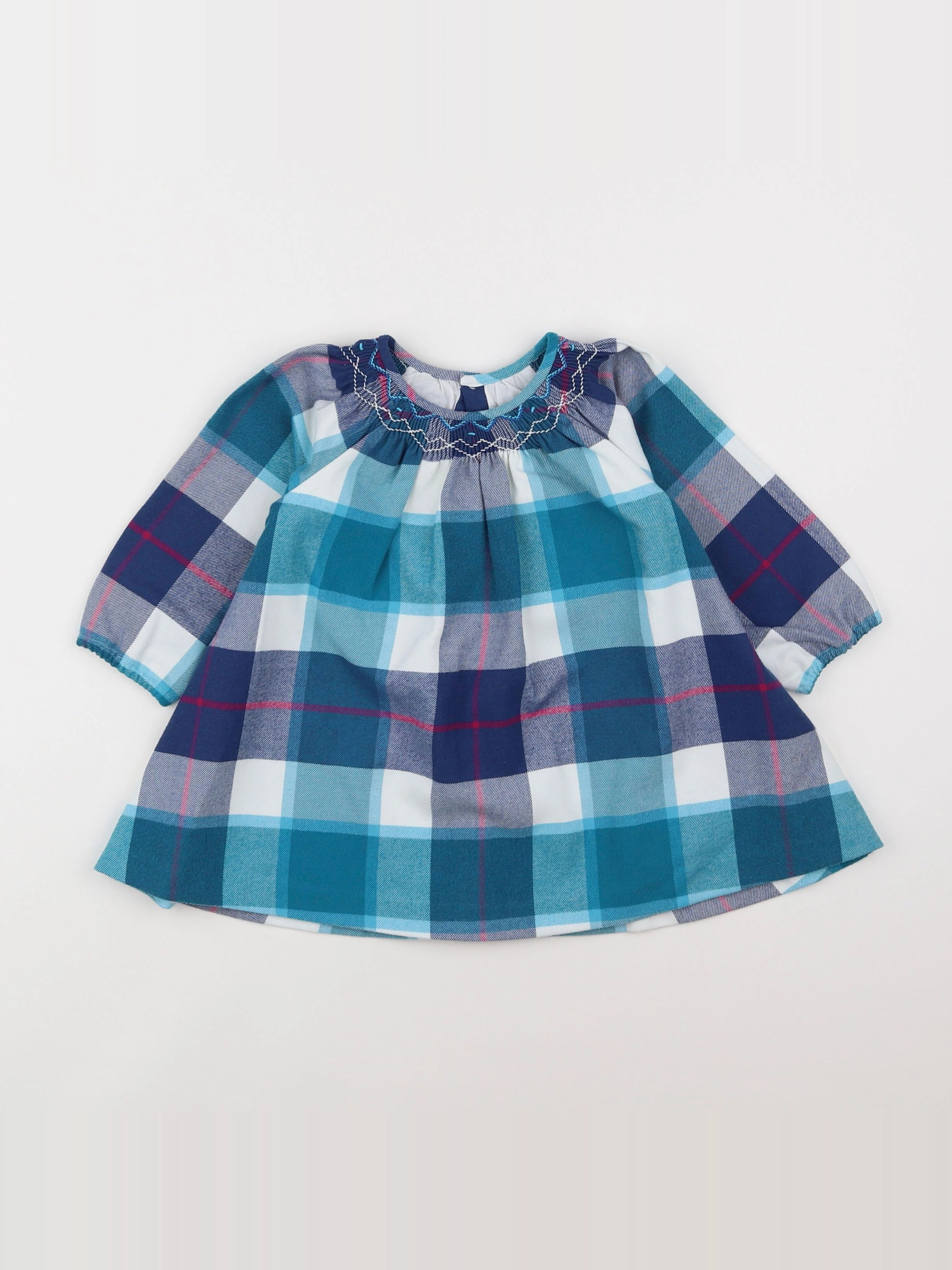Jacadi - robe bleu, vert - 18 mois