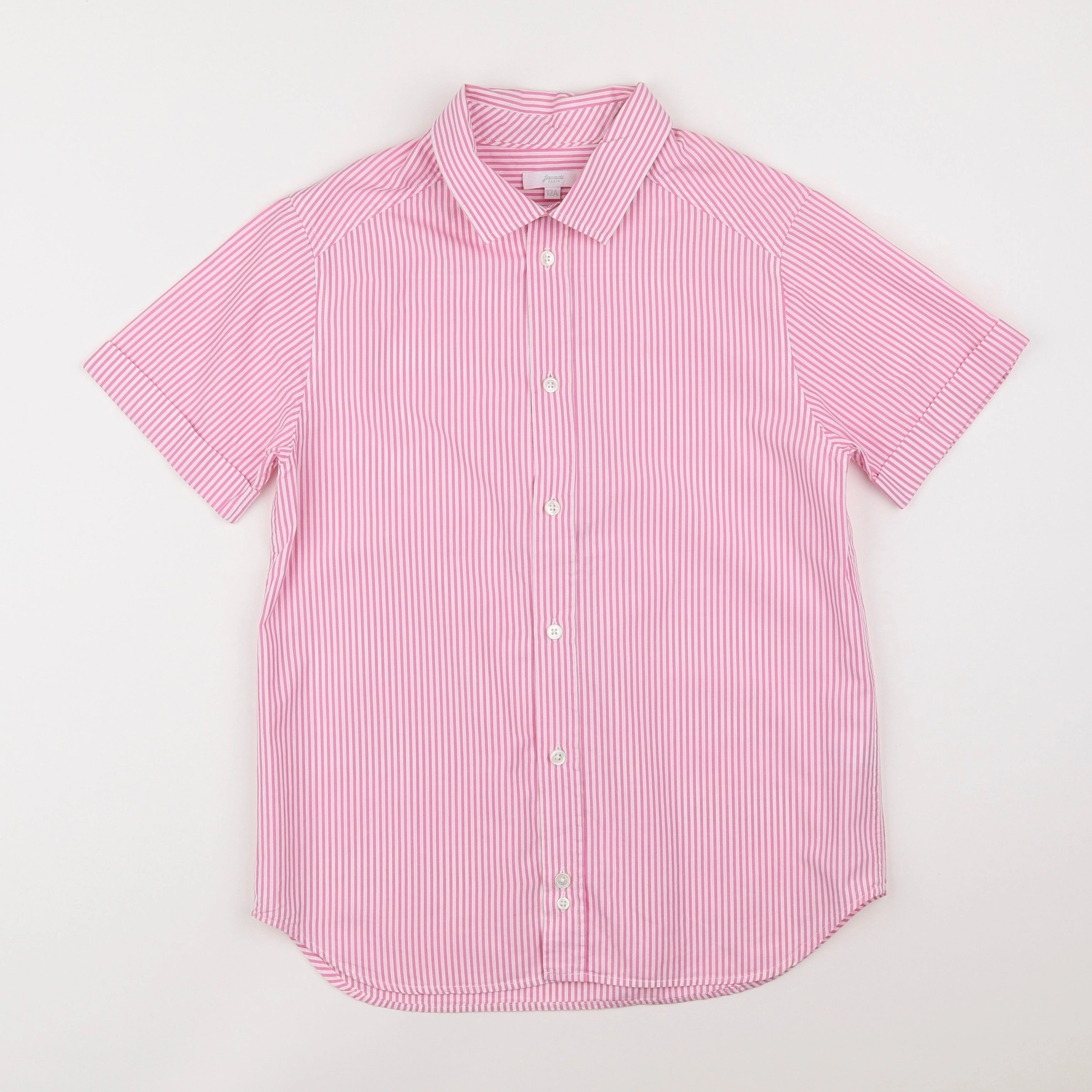 Jacadi - chemise blanc, rose - 12 ans