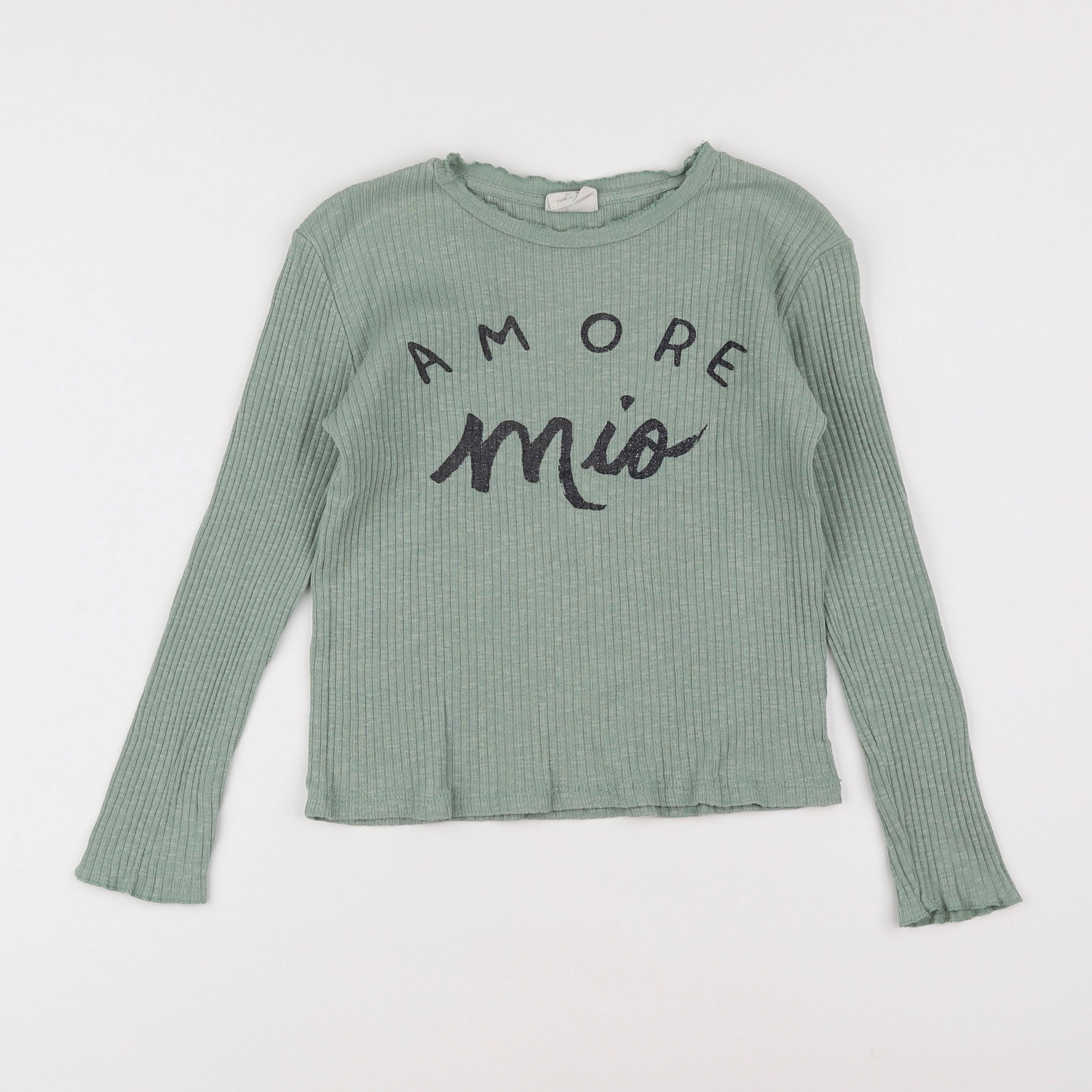 Zara - tee-shirt vert - 9 ans