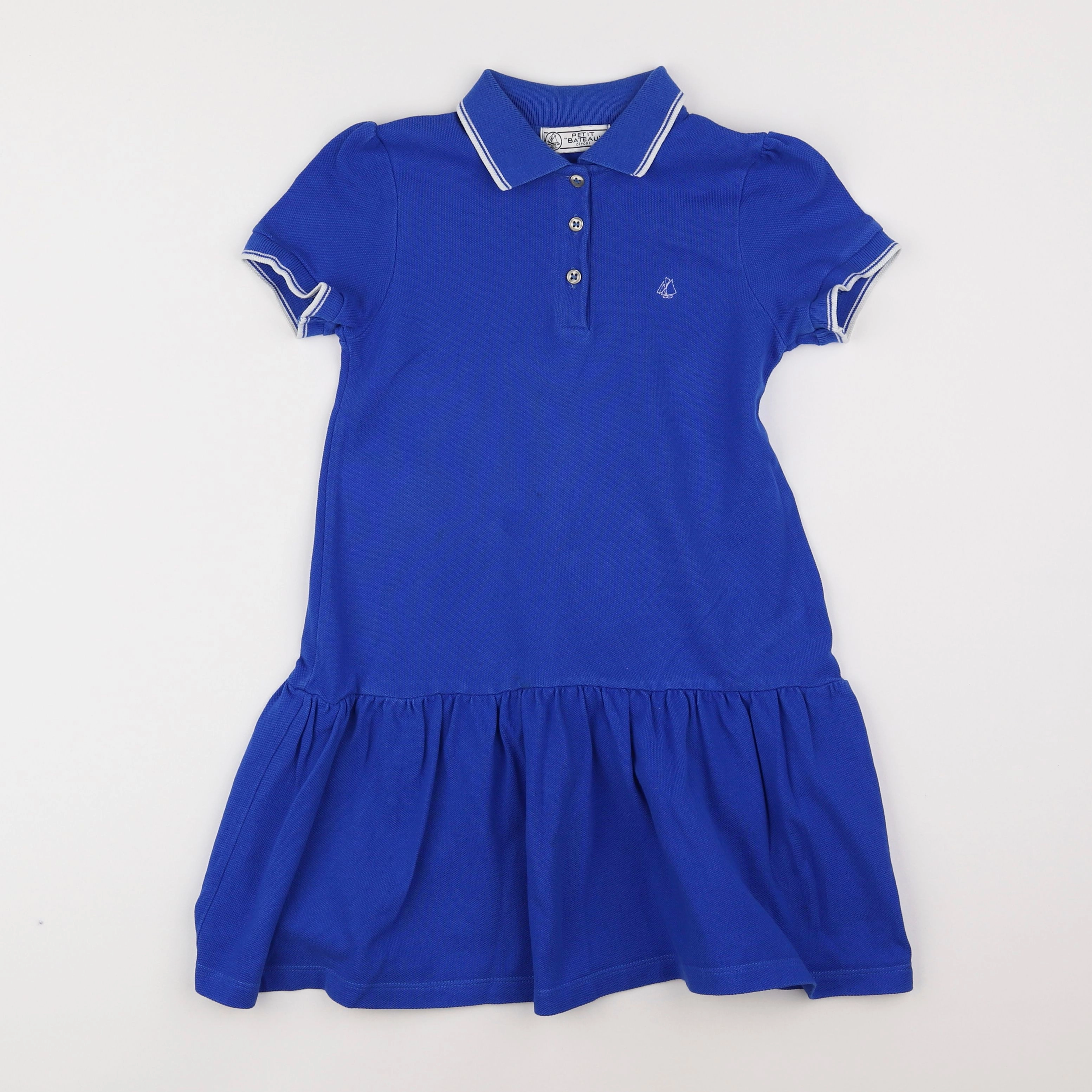 Petit Bateau - robe bleu - 8 ans