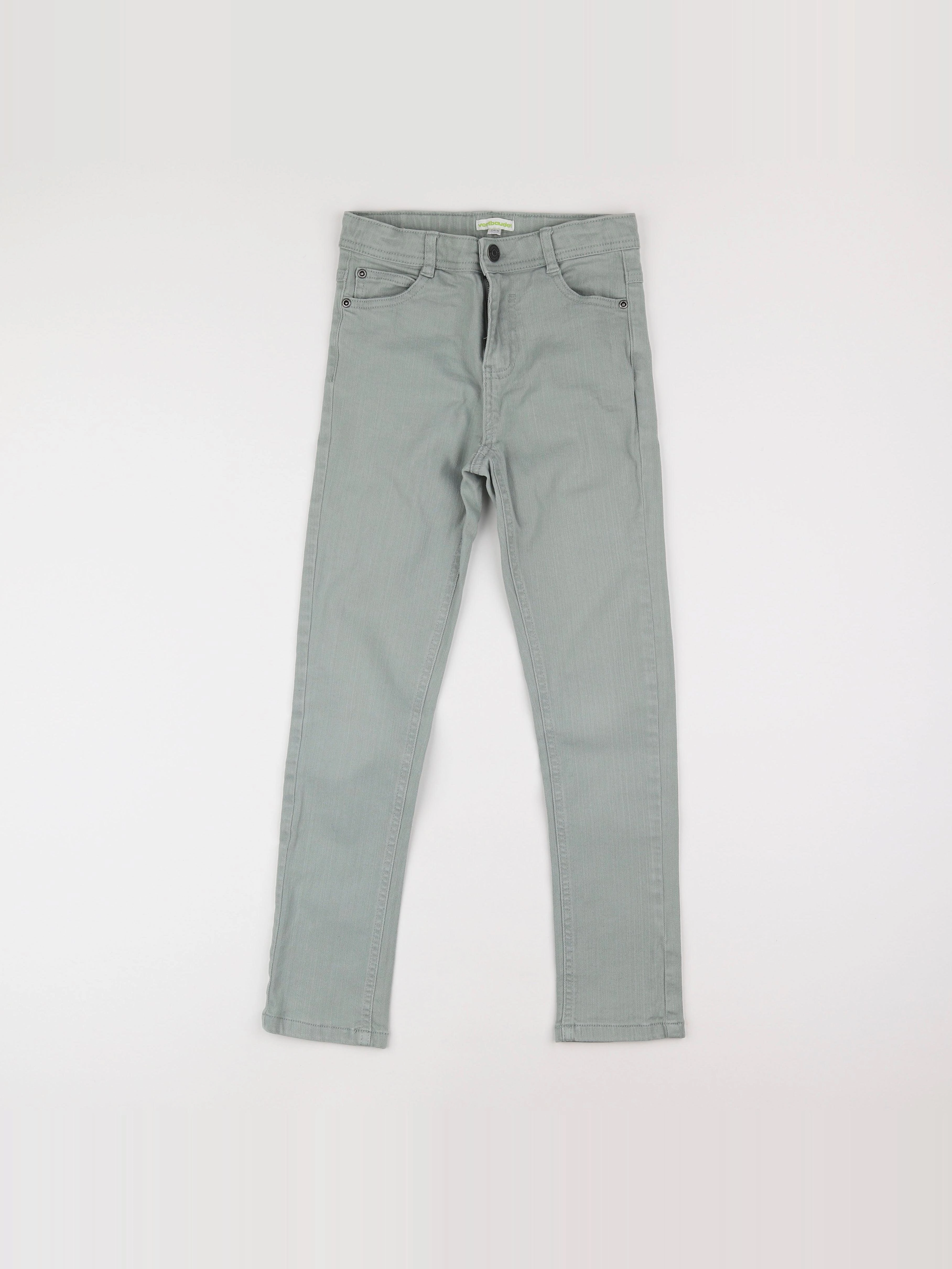 Vertbaudet - jean vert - 9 ans