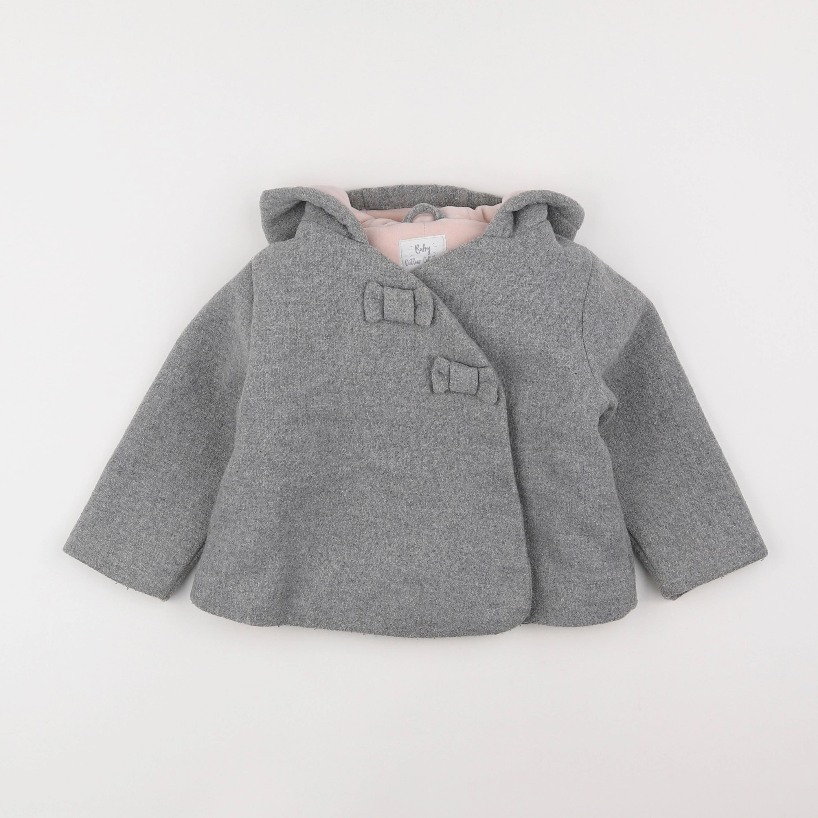 Vertbaudet - veste gris - 2 ans