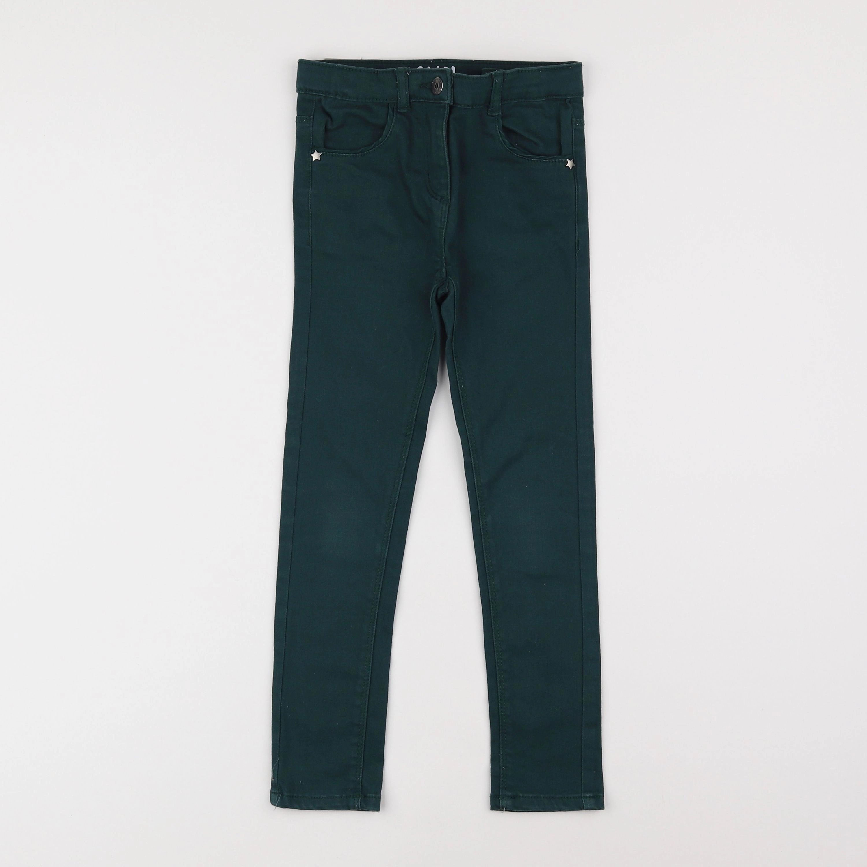 Vertbaudet - pantalon vert - 6 ans