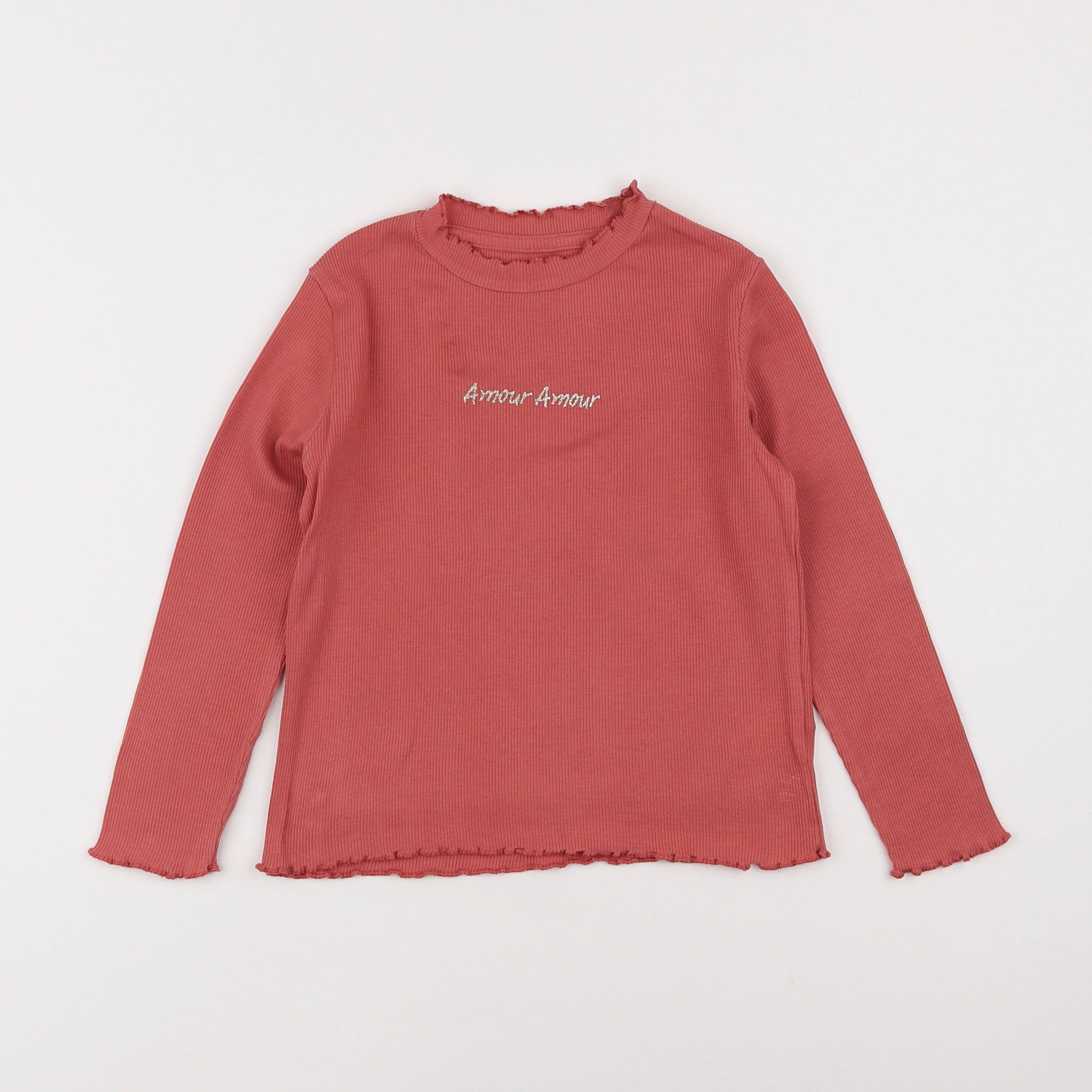 Vertbaudet - tee-shirt rose - 5 ans