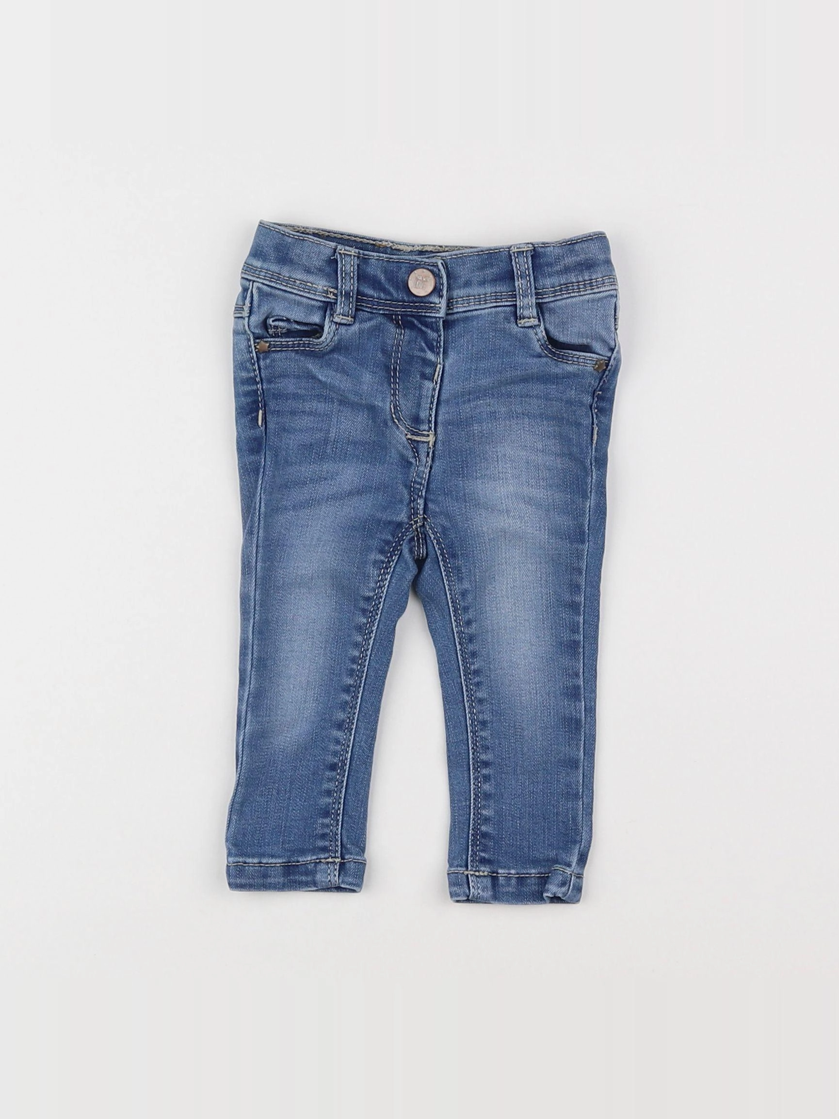 Tape à l'oeil - jean bleu - 3 mois