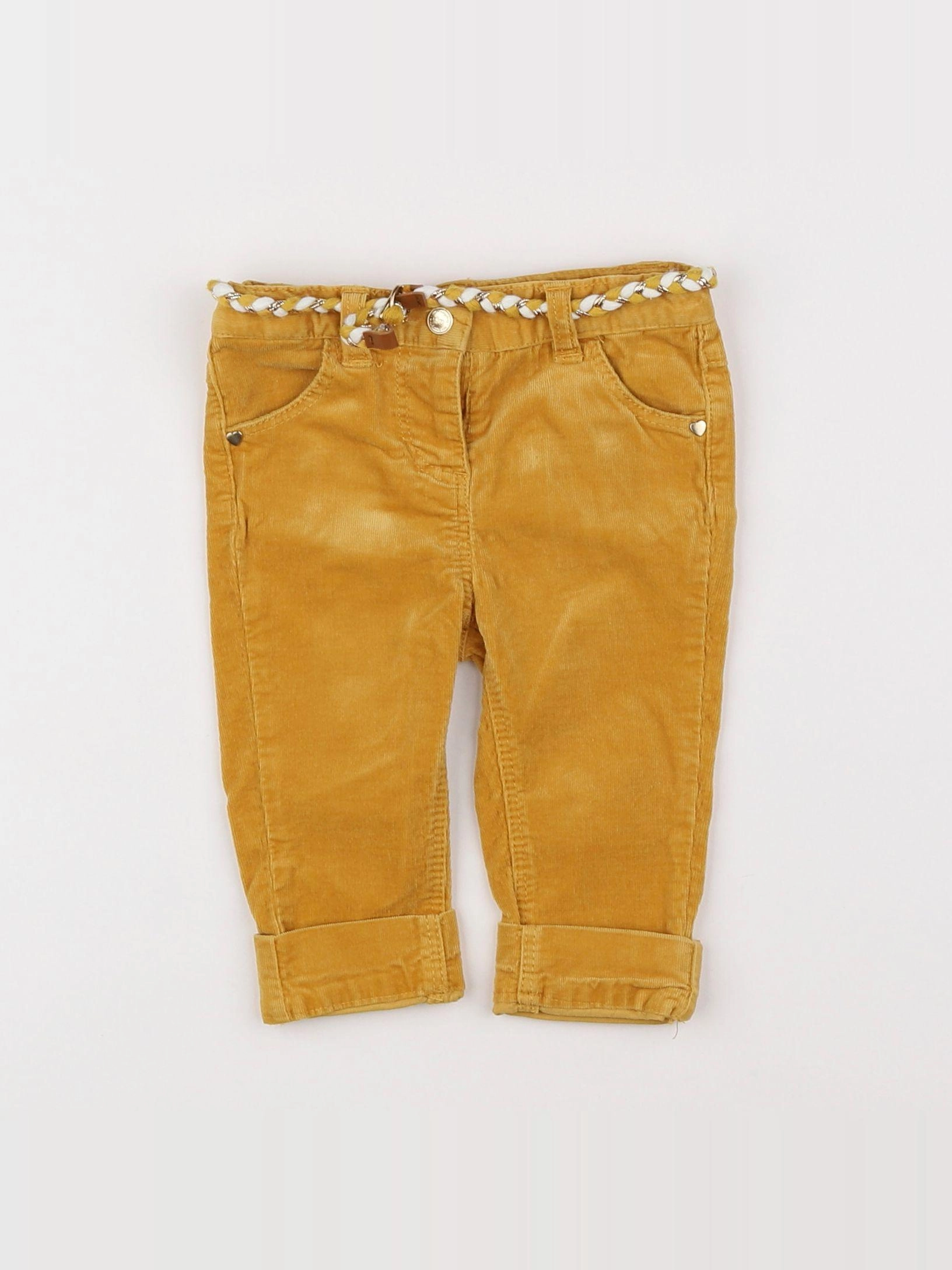 Tape à l'oeil - pantalon jaune - 6 mois