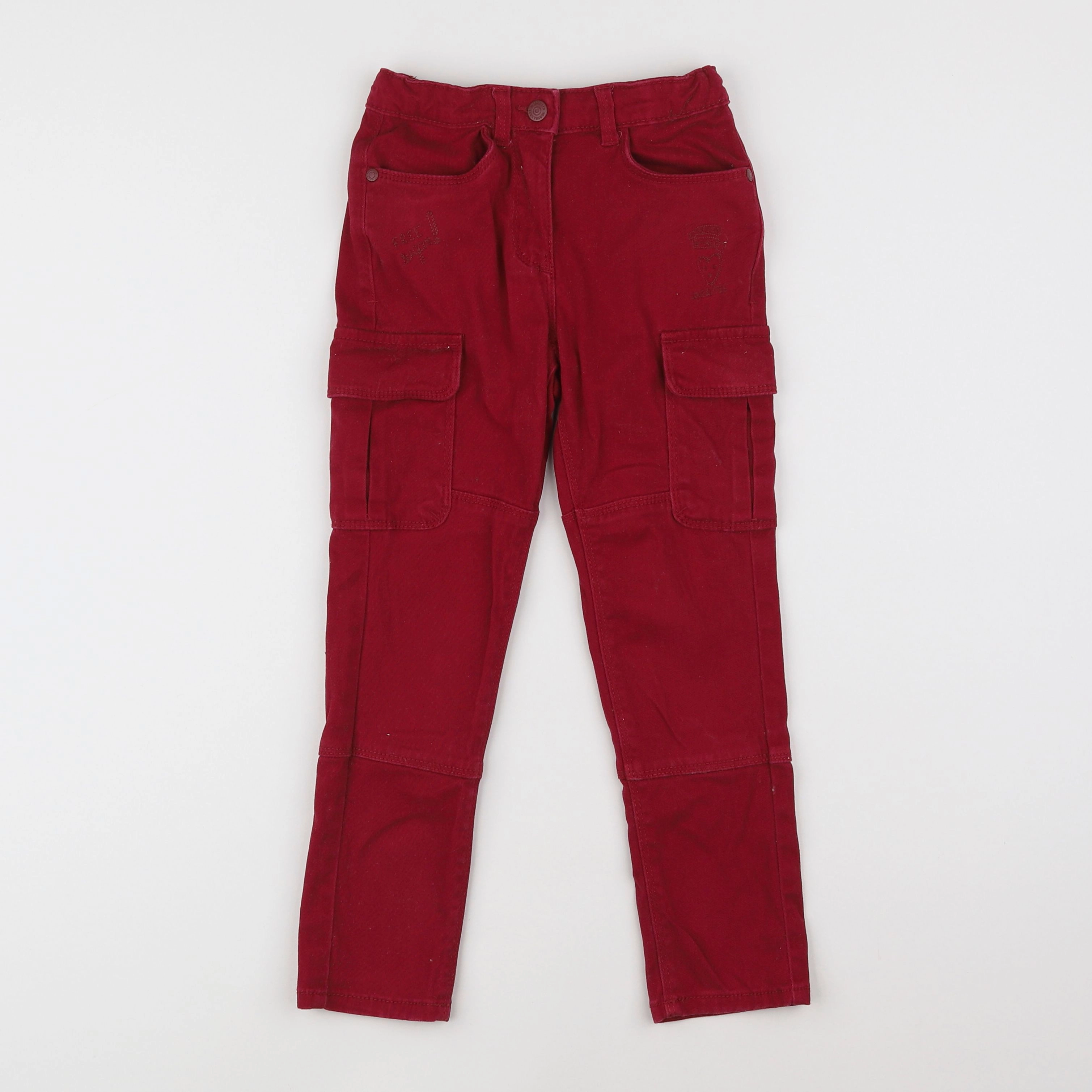 Vertbaudet - pantalon rouge - 6 ans