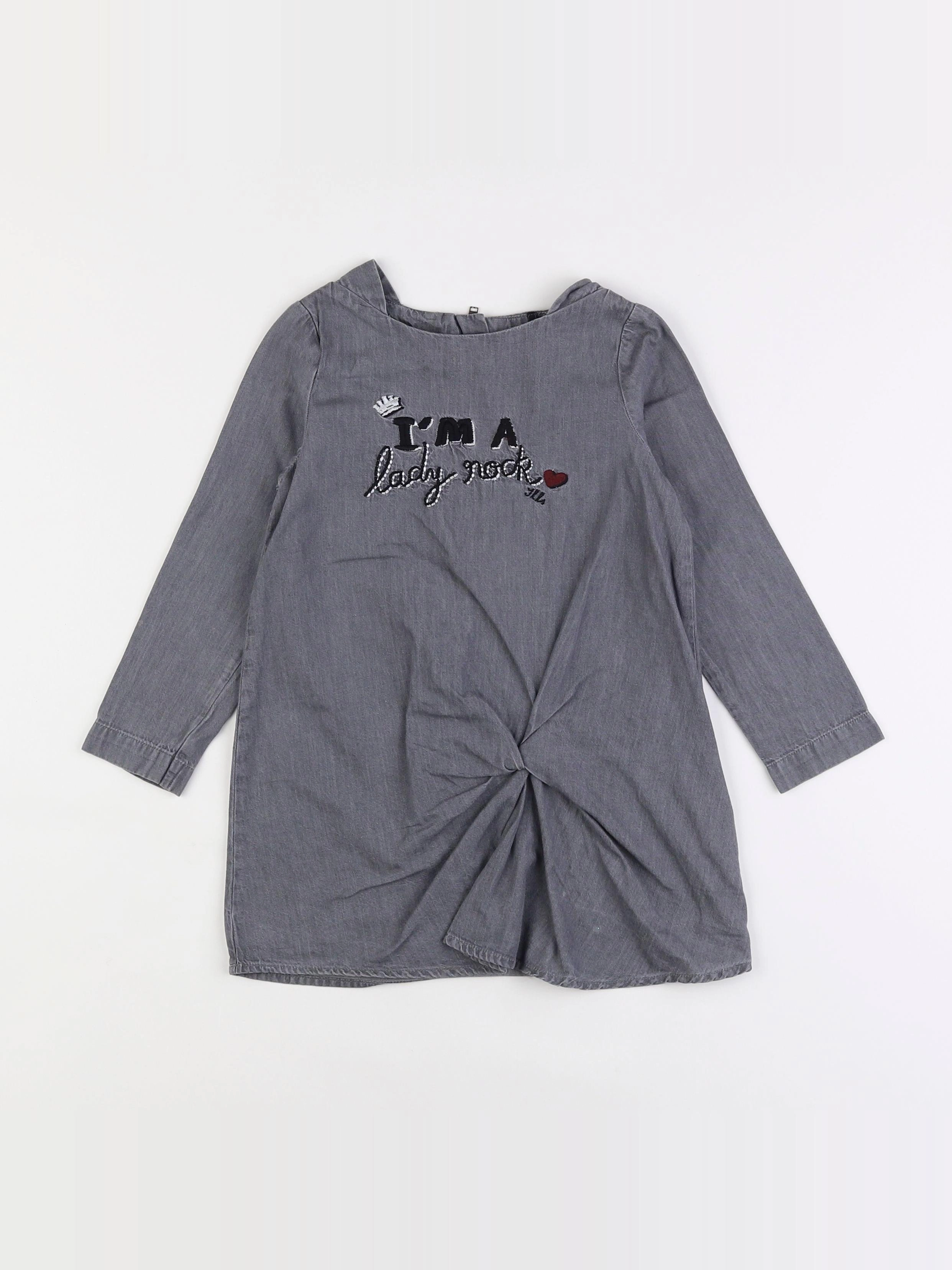 IKKS - robe gris - 3 ans