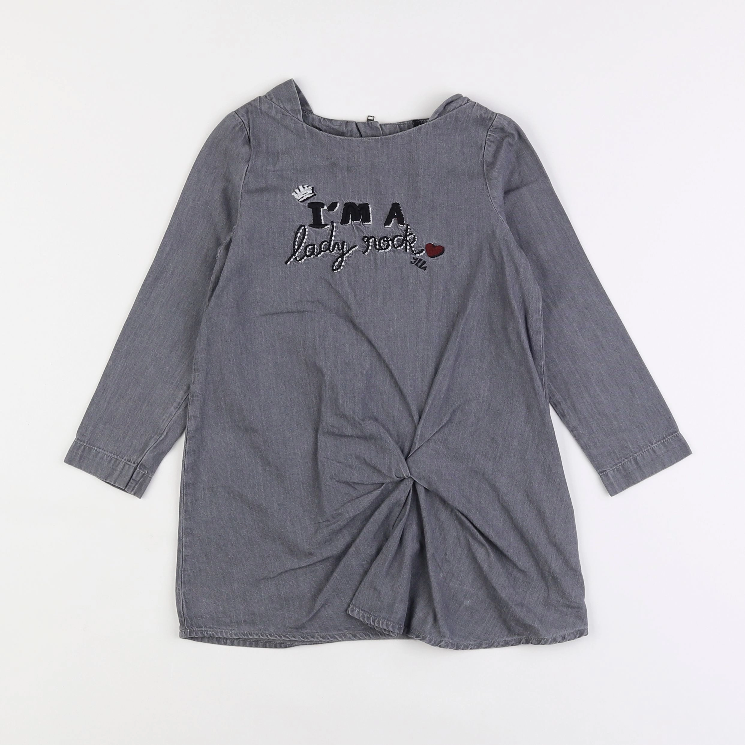 IKKS - robe gris - 3 ans