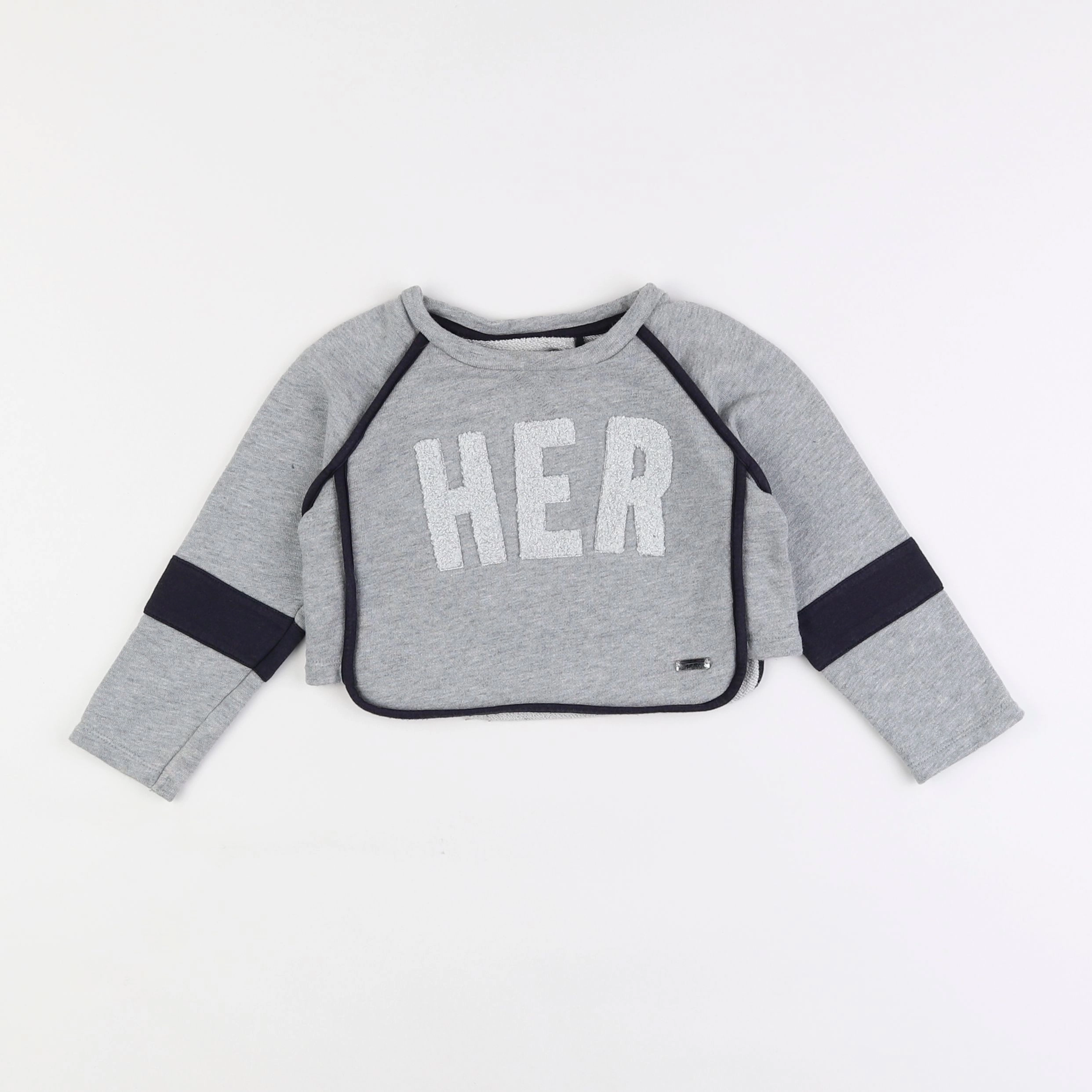 IKKS - sweat gris - 3 ans