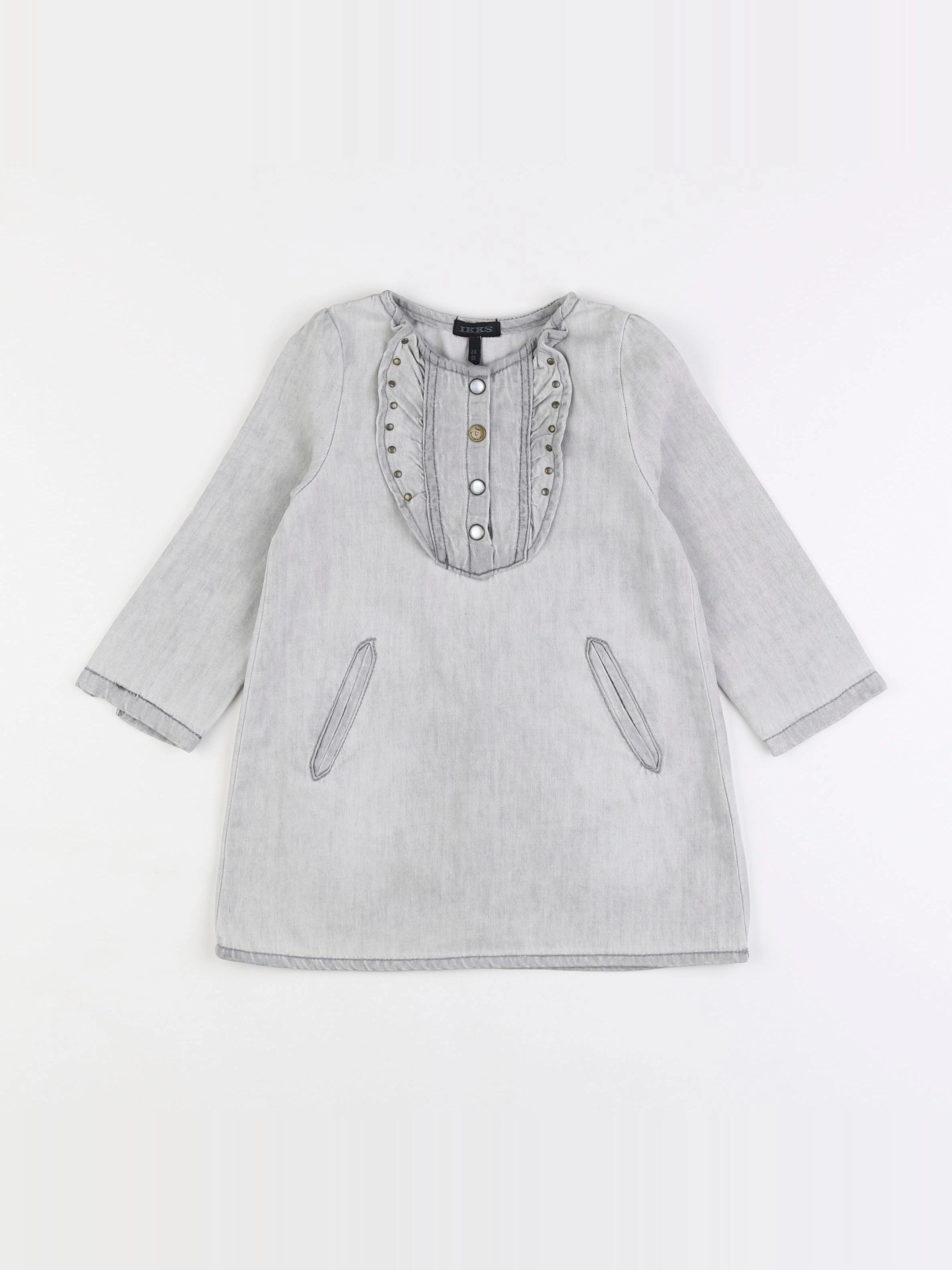 IKKS - robe gris - 2 ans