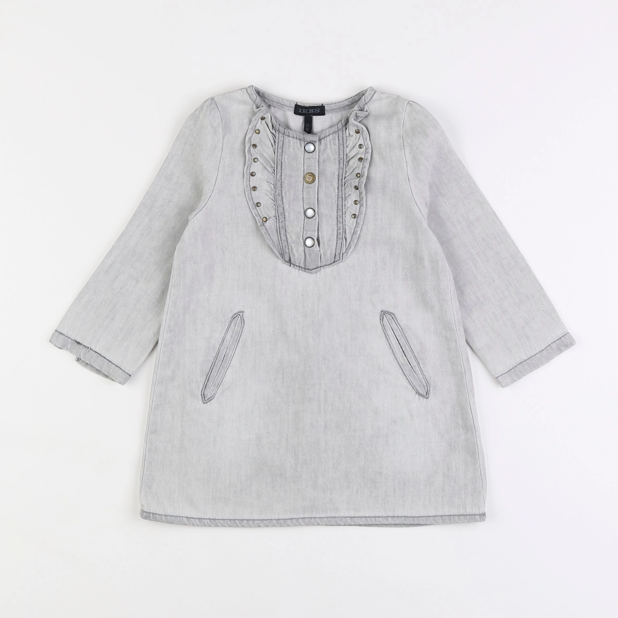IKKS - robe gris - 2 ans