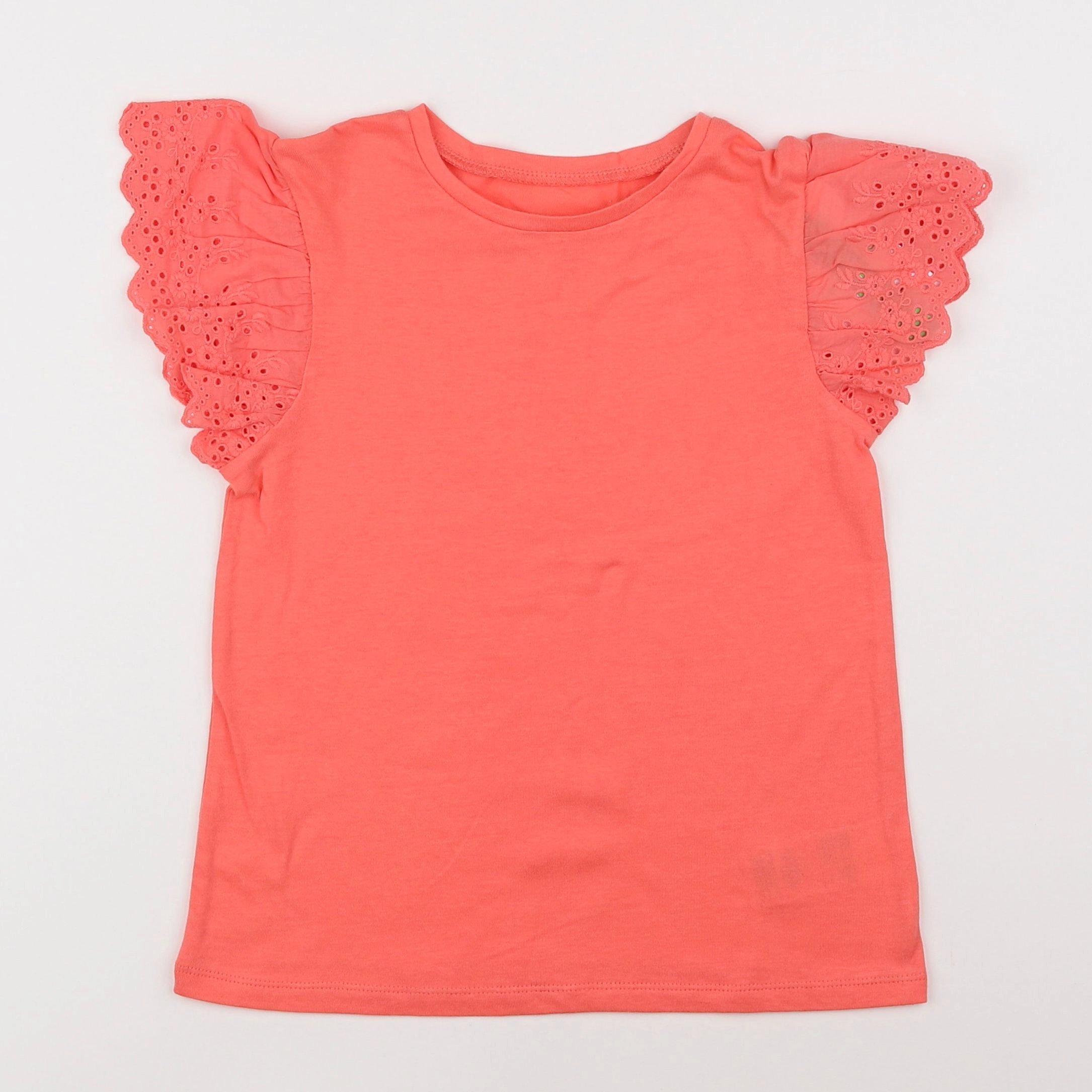 Vertbaudet - tee-shirt rose - 7 ans