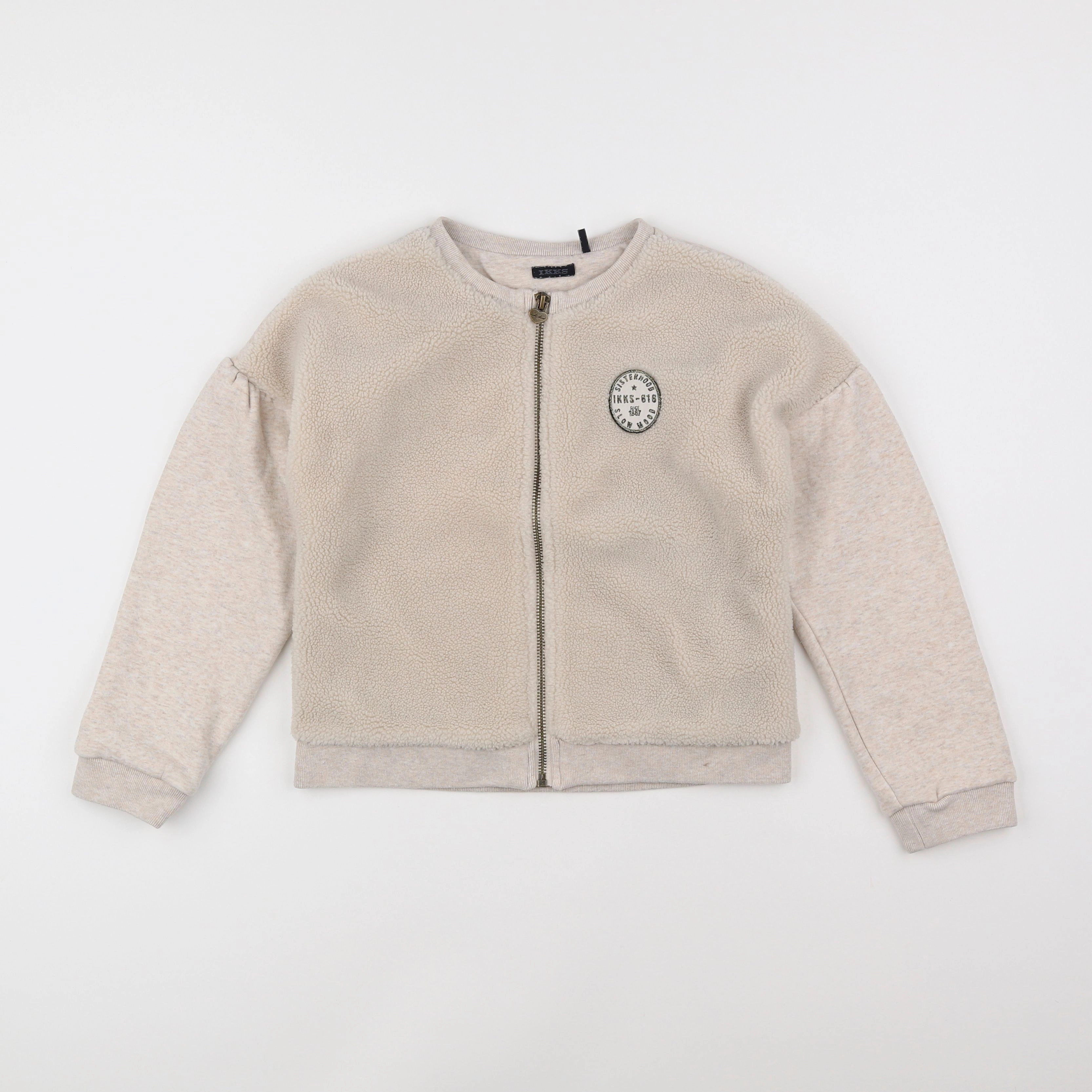 IKKS - sweat beige - 10 ans