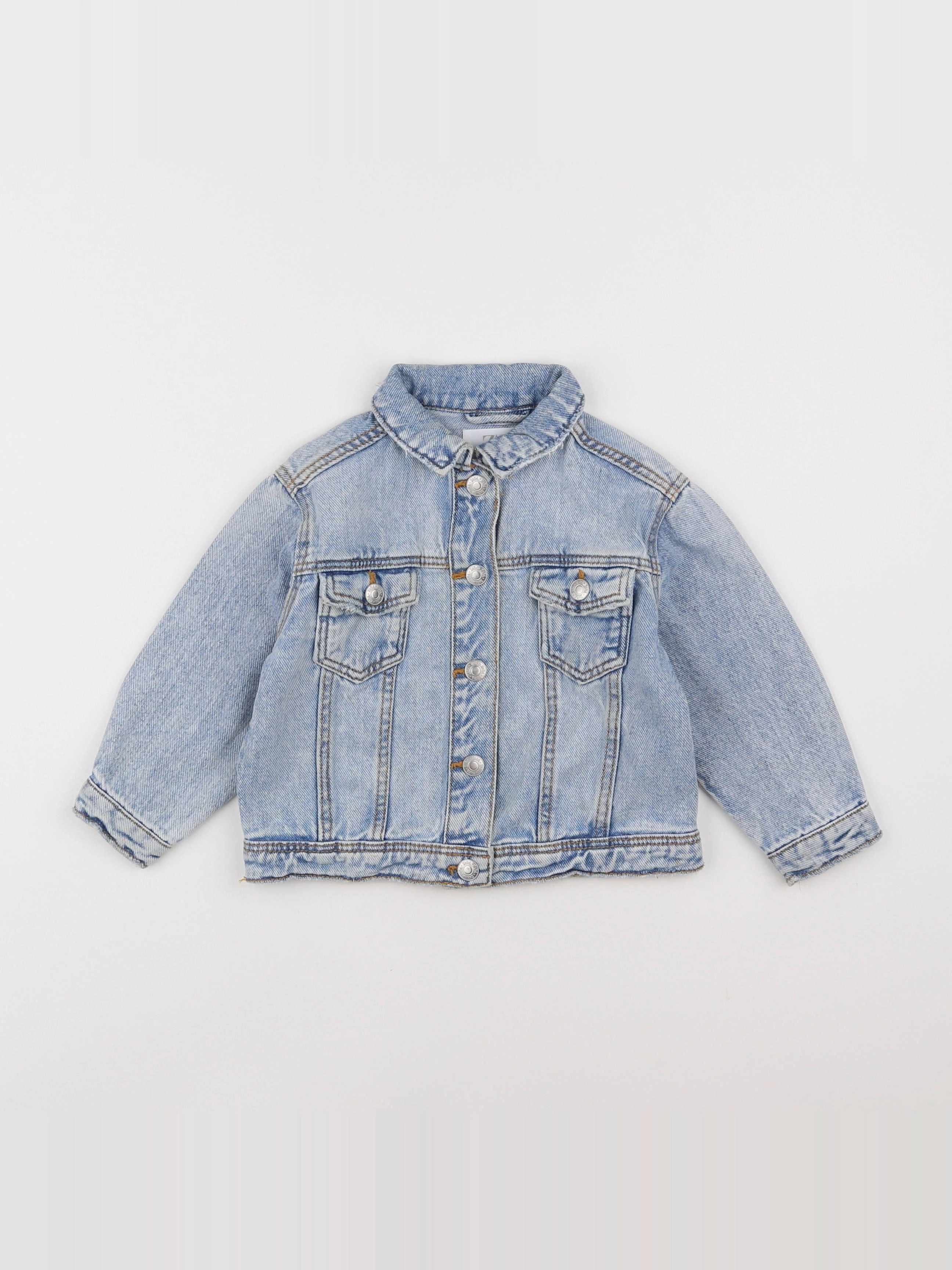 Zara - veste bleu - 12/18 mois