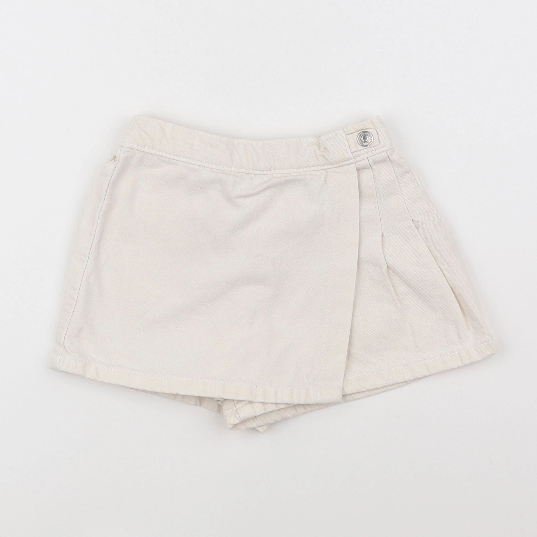 Zara - jupe short beige - 3/4 ans