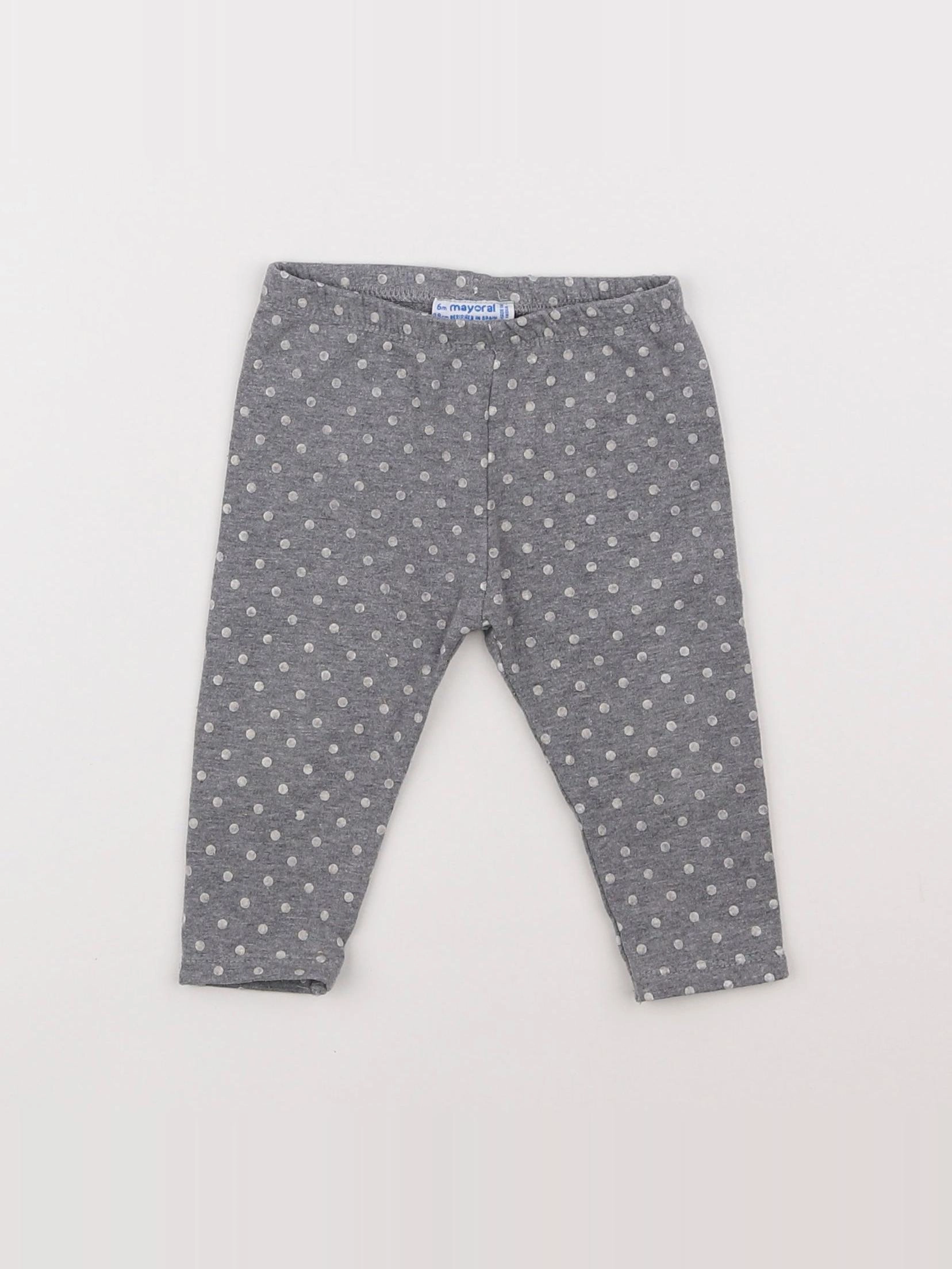 Mayoral - legging gris - 6 mois