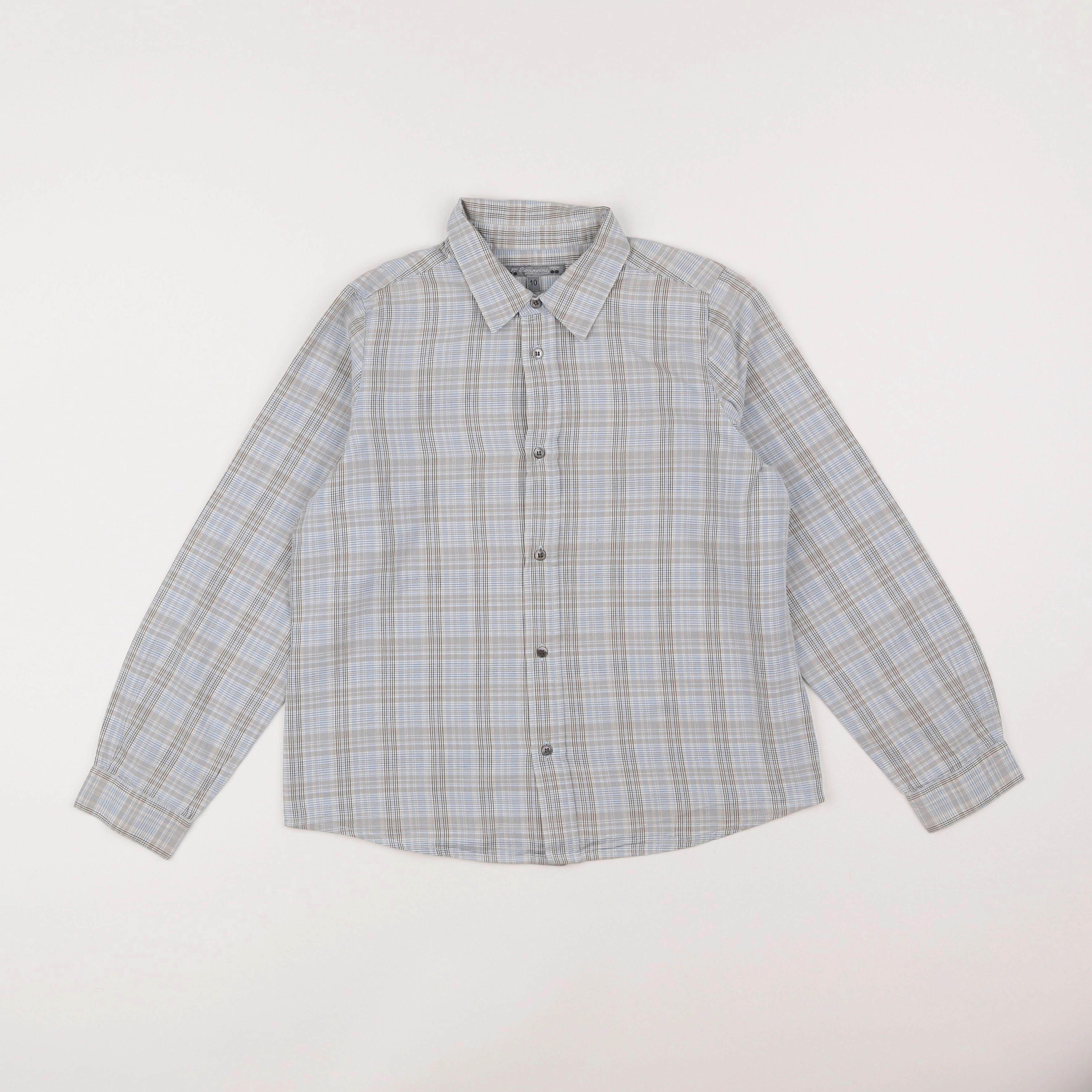 Bonpoint - chemise gris - 10 ans