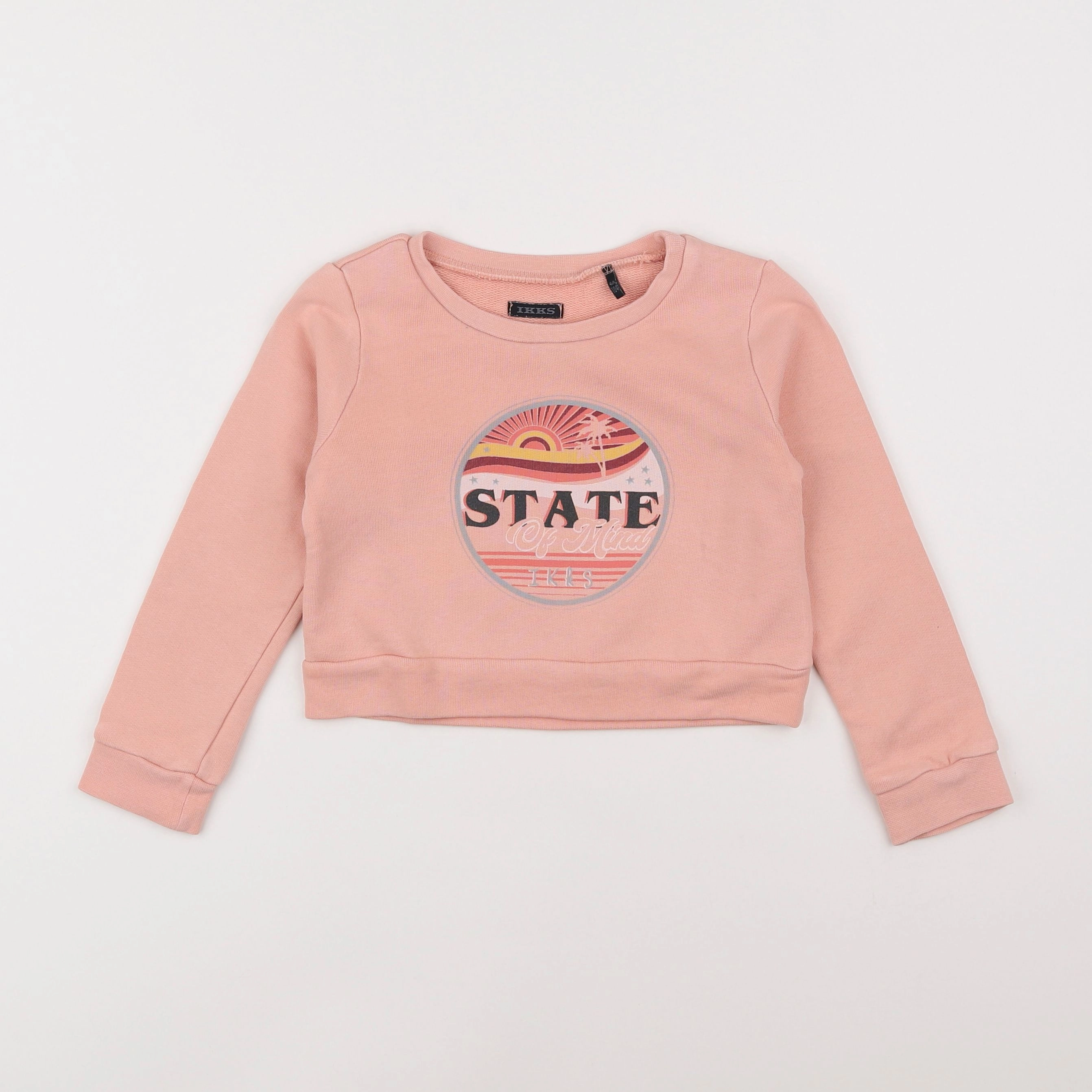 IKKS - sweat court rose - 4 ans