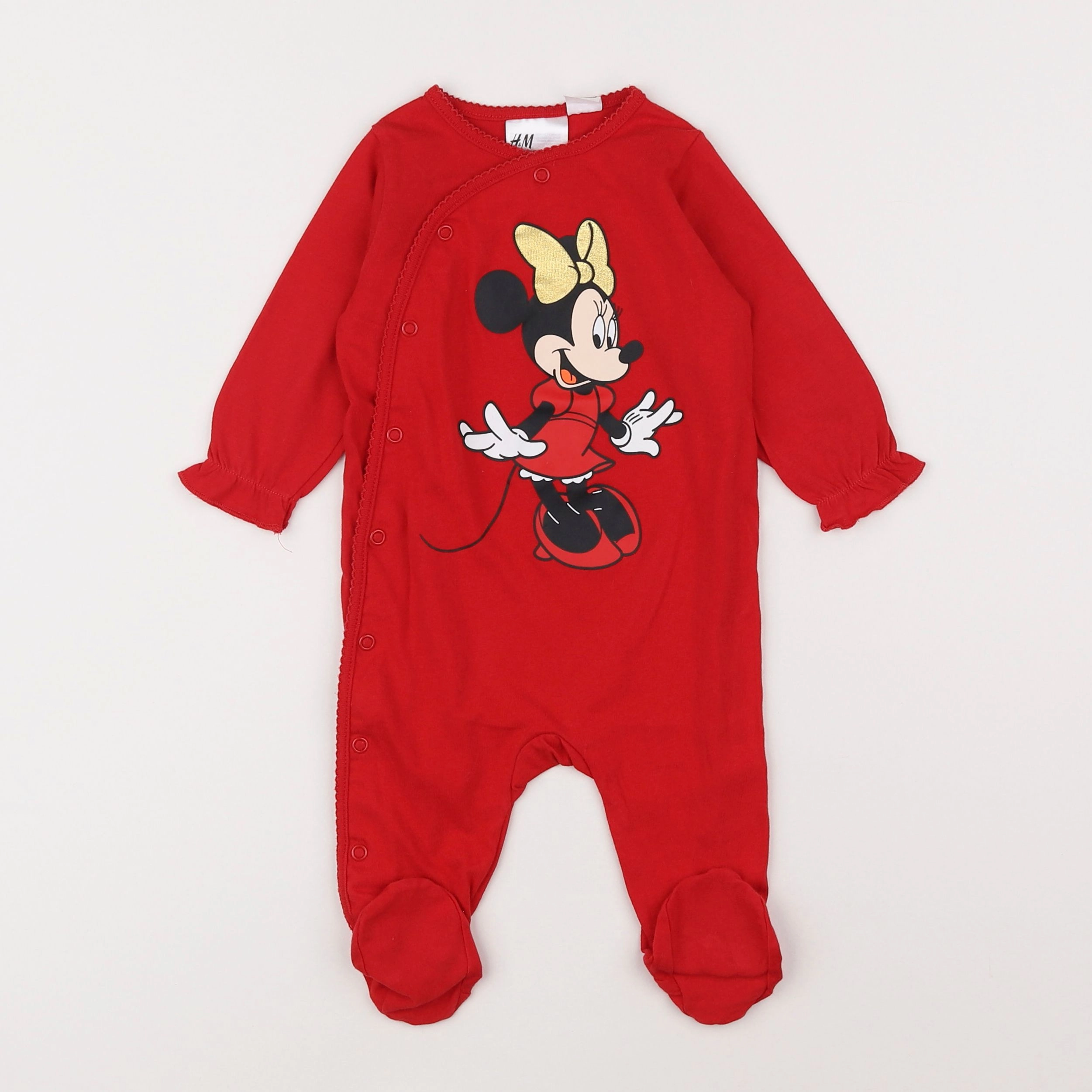 H&M - pyjama coton rouge - 6 ans