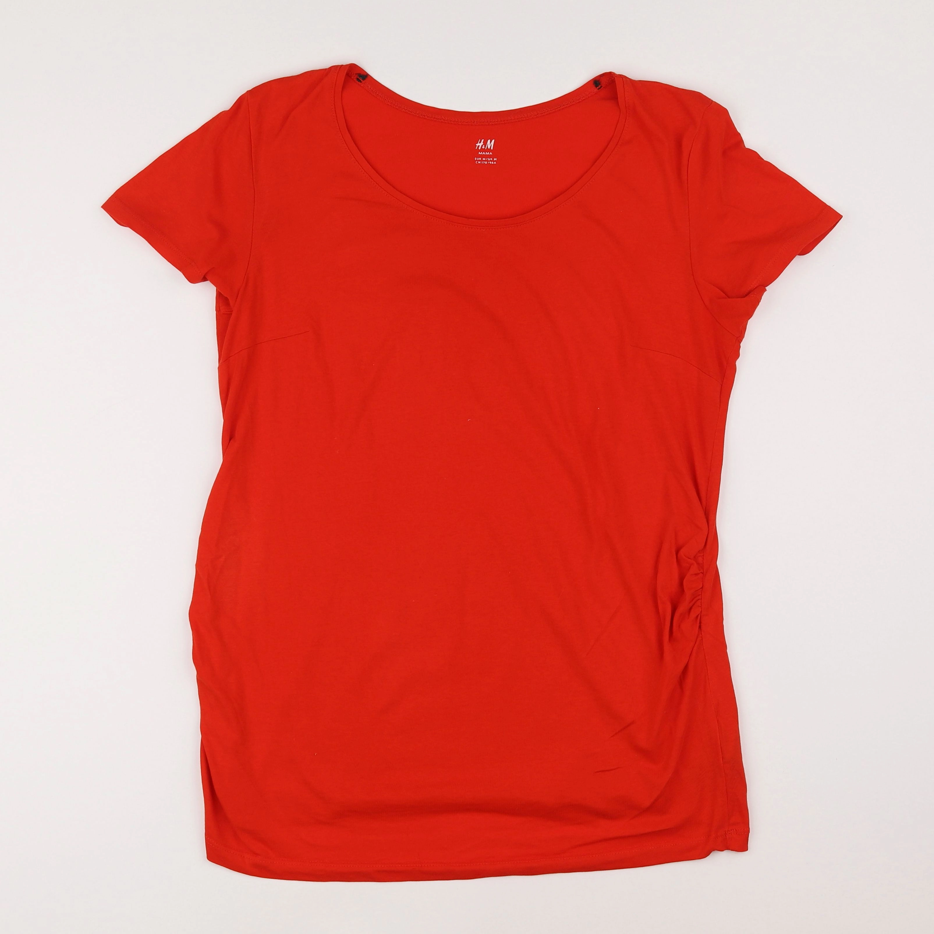 H&M - tee-shirt grossesse rouge - 40 à 42