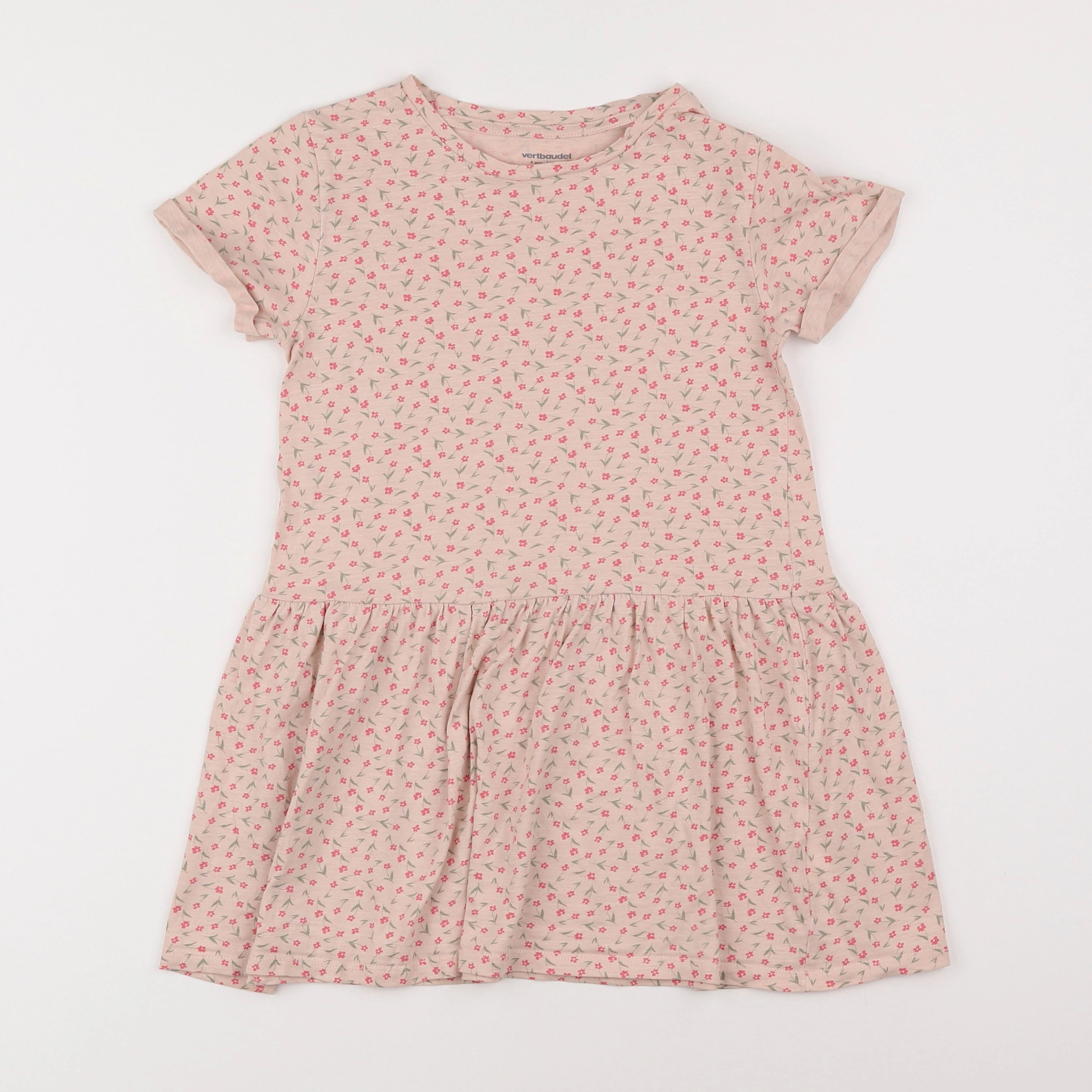 Vertbaudet - robe rose - 6 ans