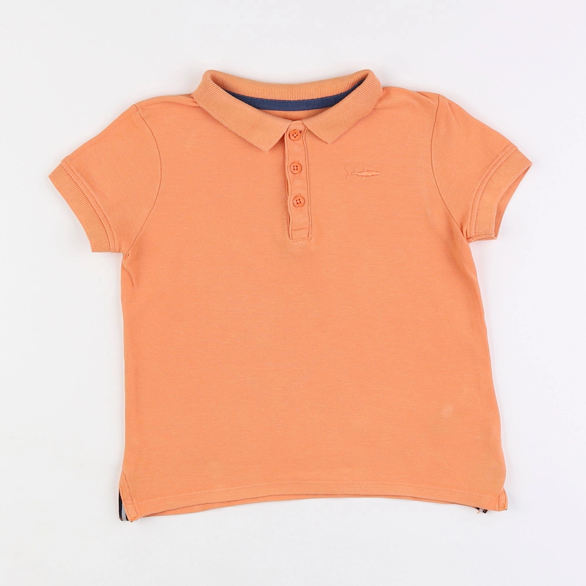 Vertbaudet - polo orange - 5 ans