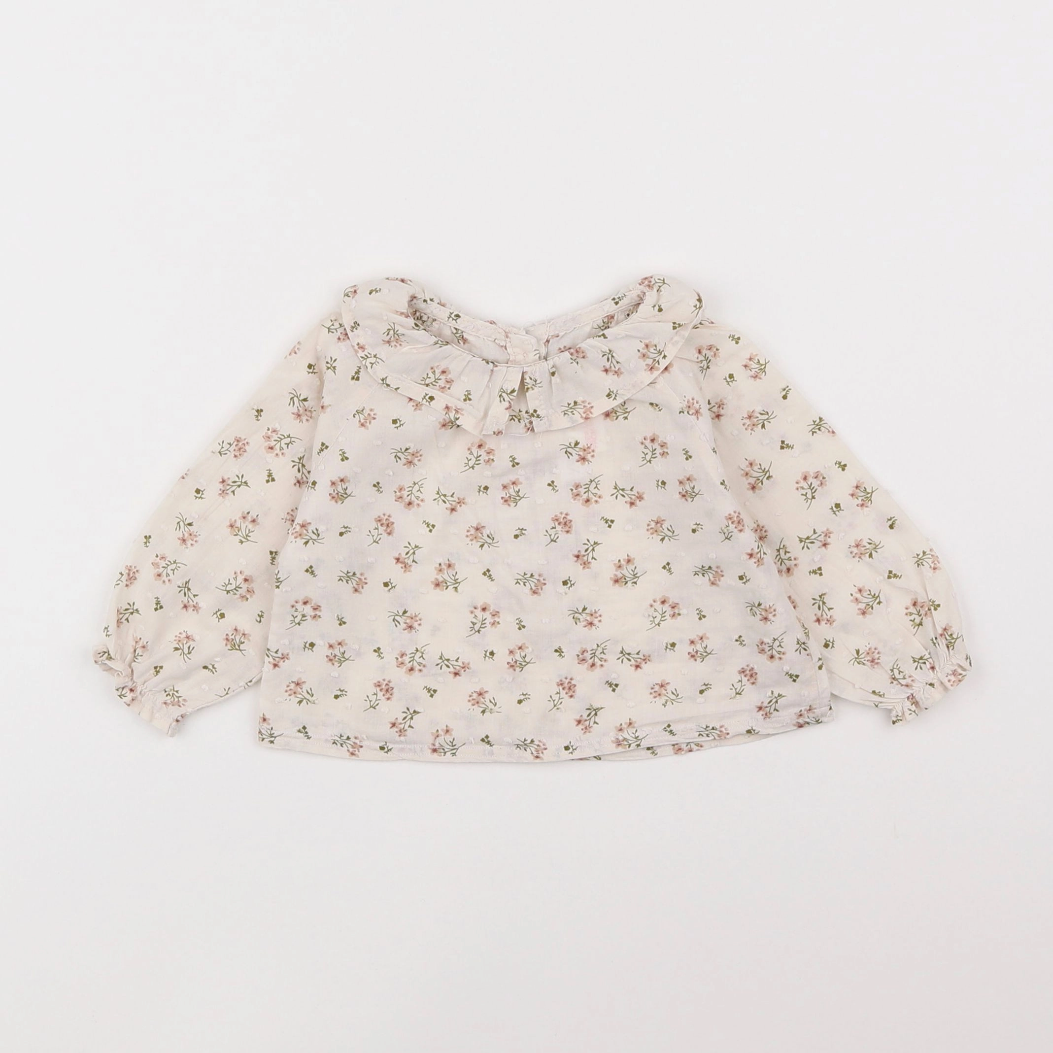 Zara - blouse beige - 3/6 mois