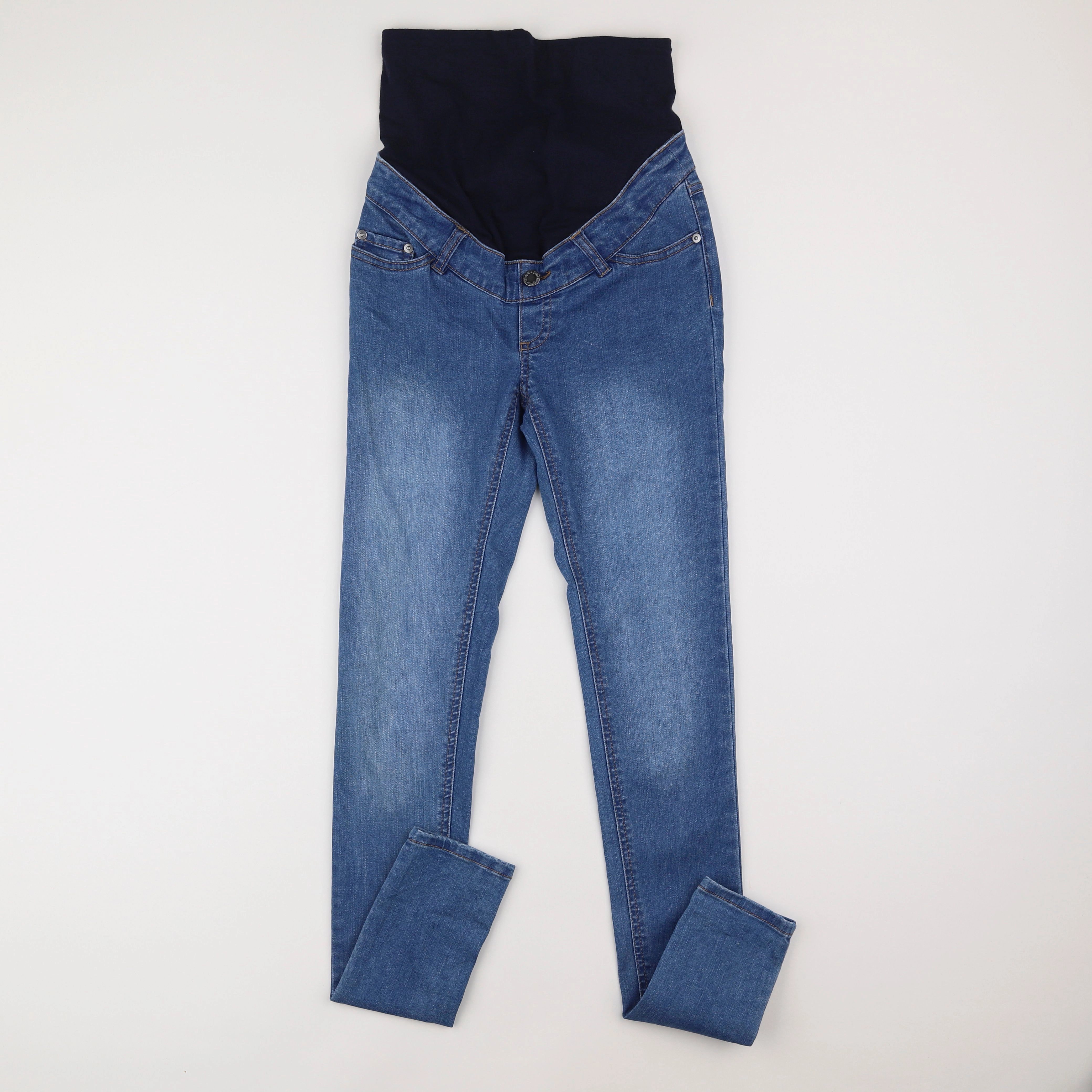 Vertbaudet - jean grossesse bleu - 34