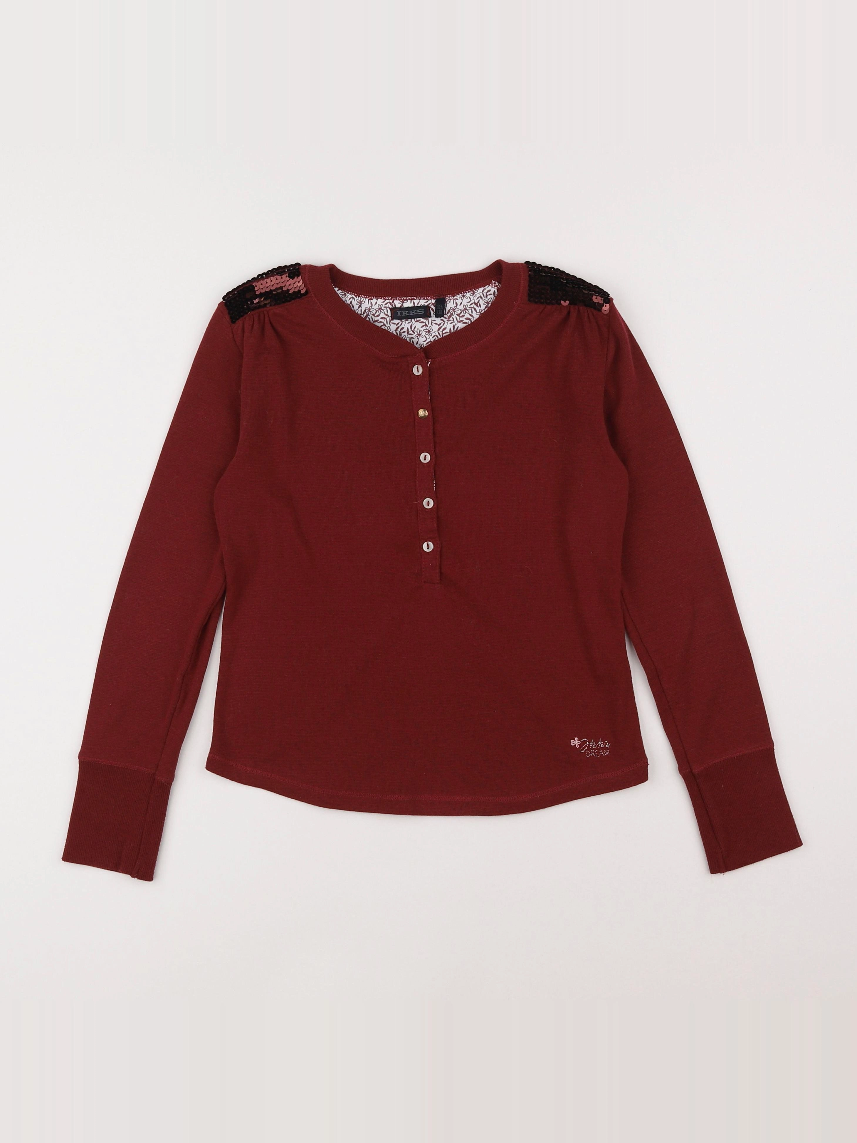 IKKS - tee-shirt rouge - 10 ans