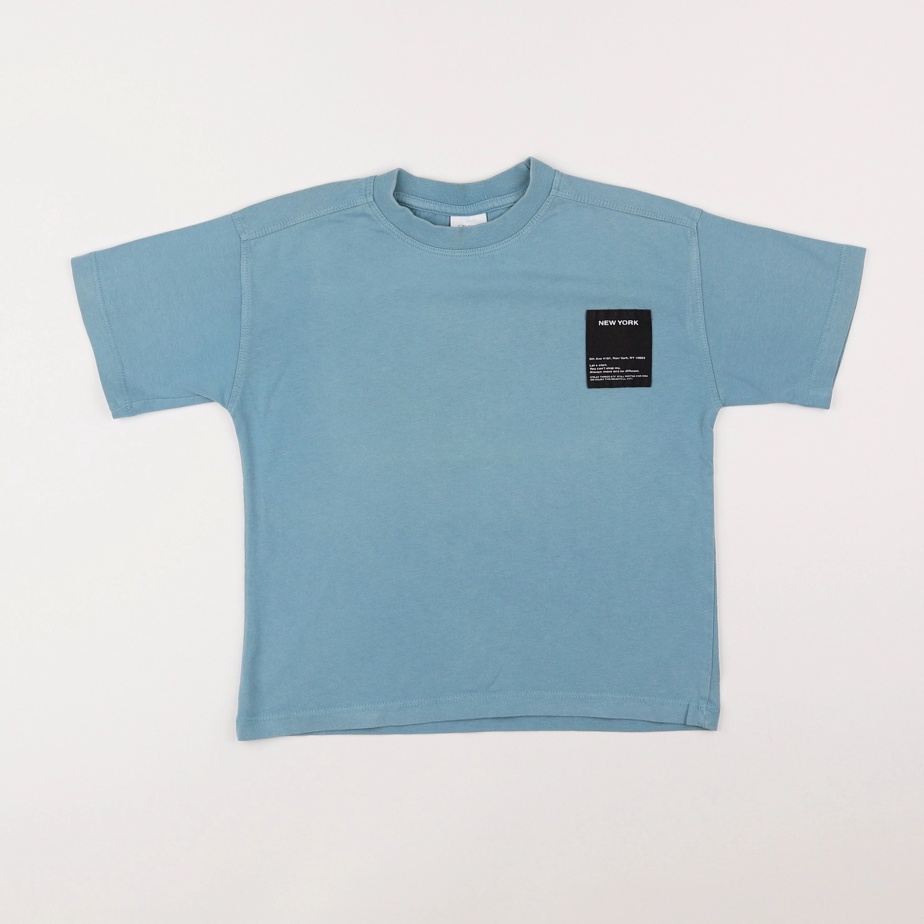 Zara - tee-shirt bleu - 6 ans