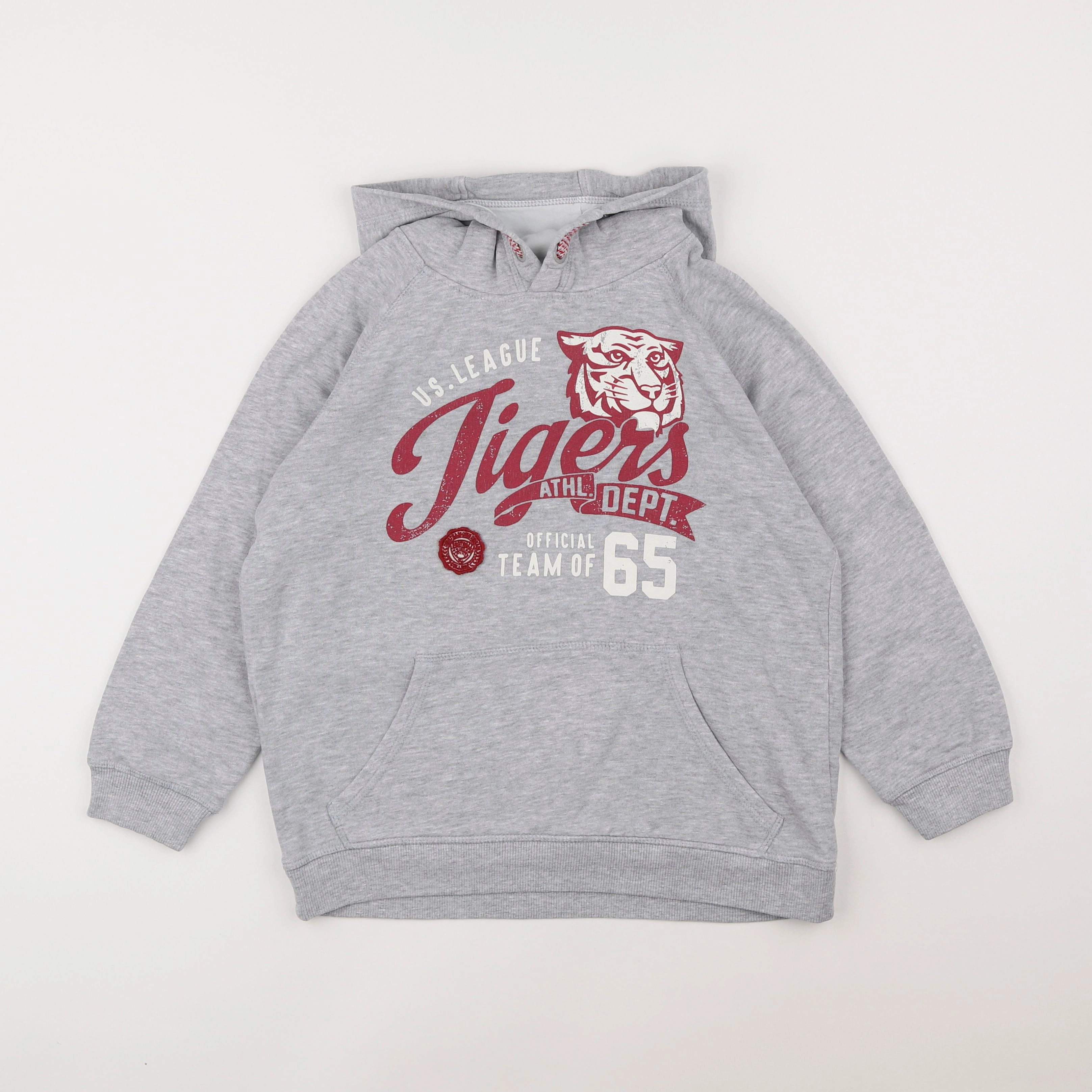 Vertbaudet - sweat gris - 10 ans