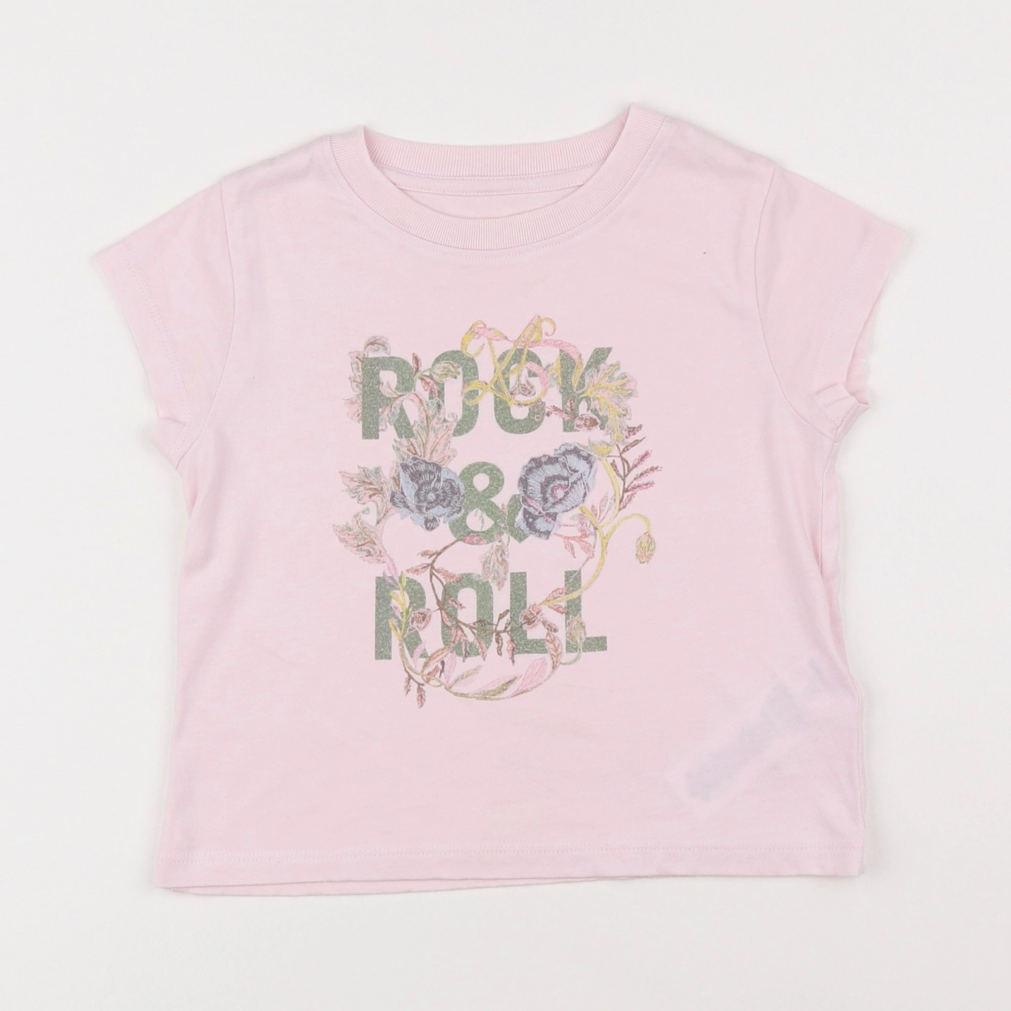 Zadig & Voltaire - tee-shirt rose - 6 ans