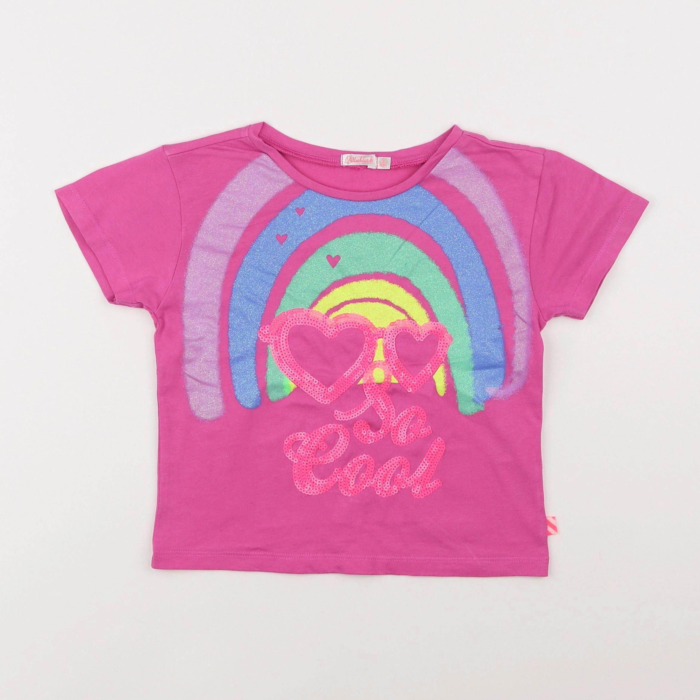 Billie Blush - tee-shirt rose - 5 ans