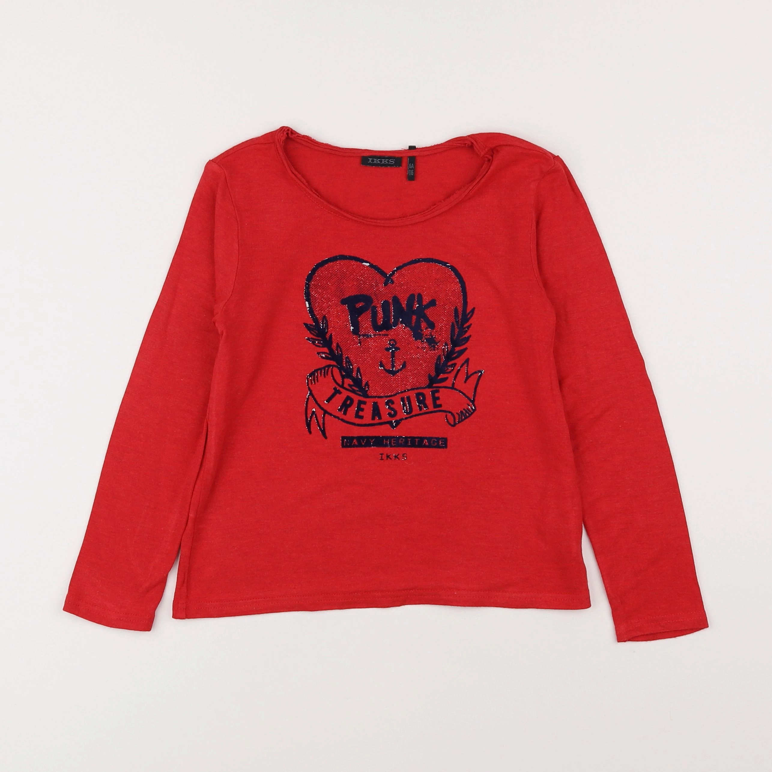 IKKS - tee-shirt rouge - 6 ans