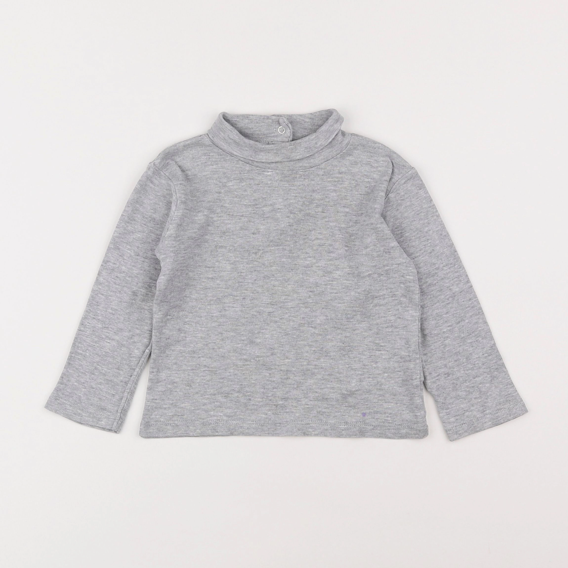 Vertbaudet - sous-pull gris - 2 ans