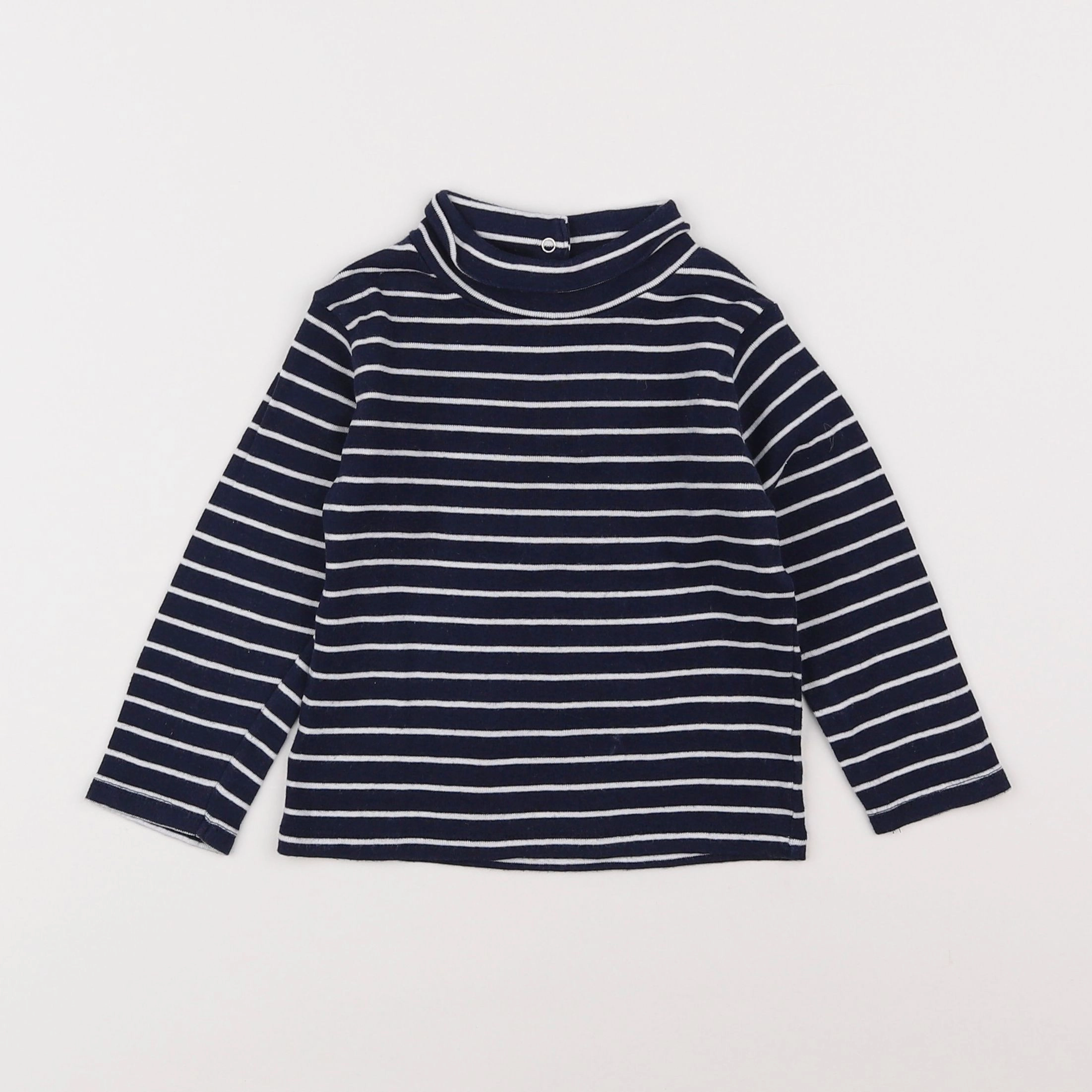 Vertbaudet - sous-pull bleu - 2 ans