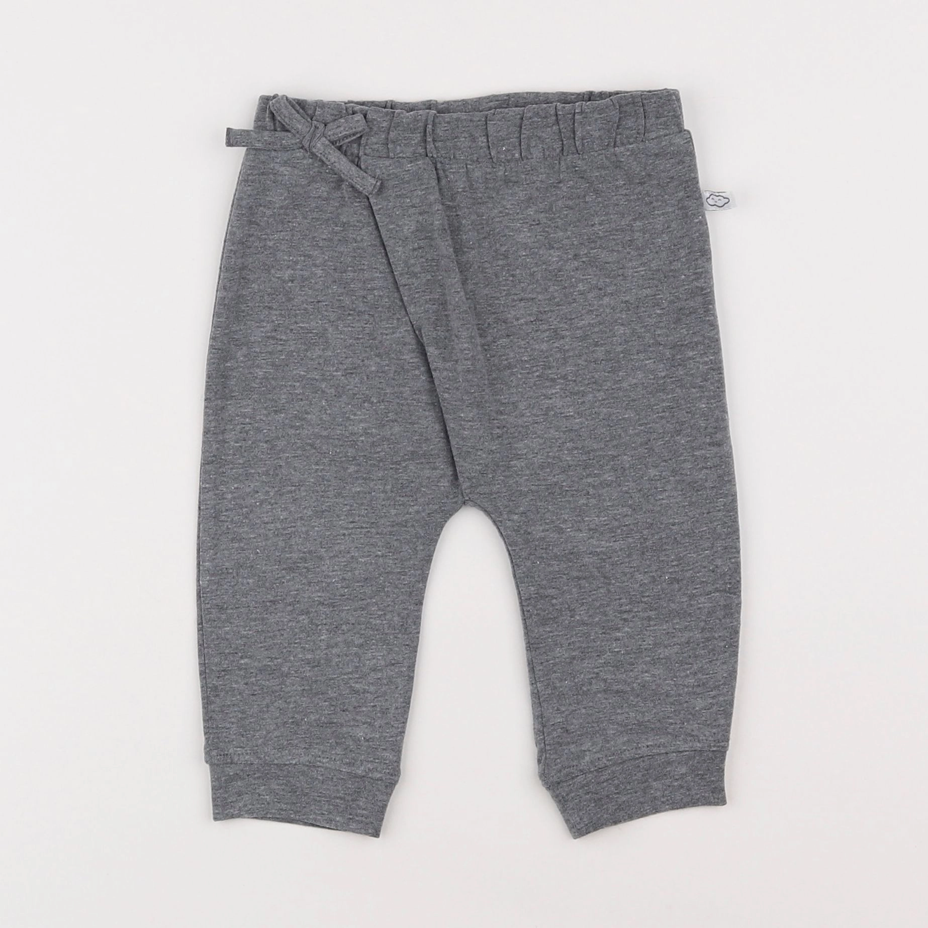 Vertbaudet - pantalon gris - 9 mois