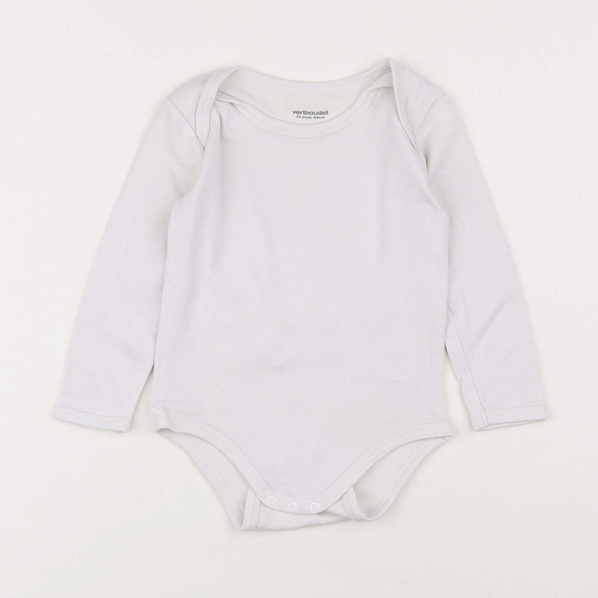 Vertbaudet - body blanc - 2 ans